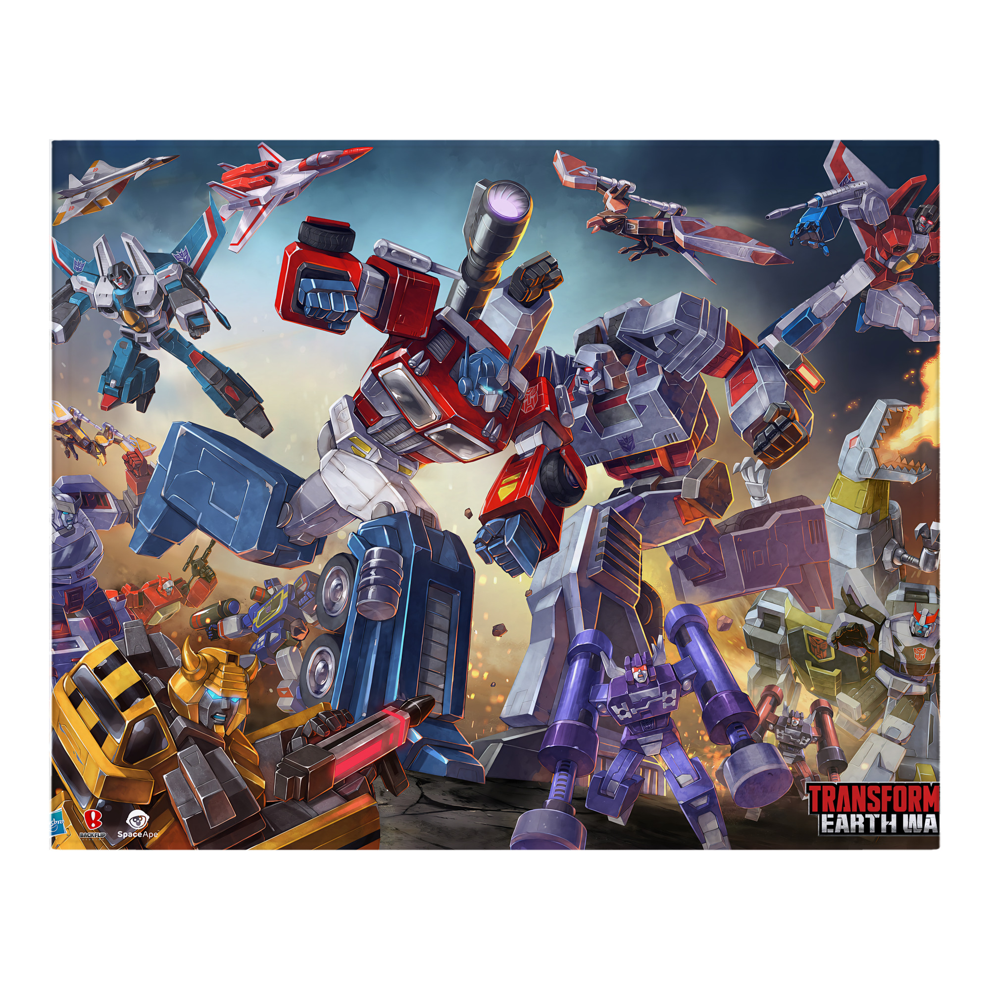 （画像用） Transformers トランスフォーマー フランネルブランケット・多サイズ対応（横型）
