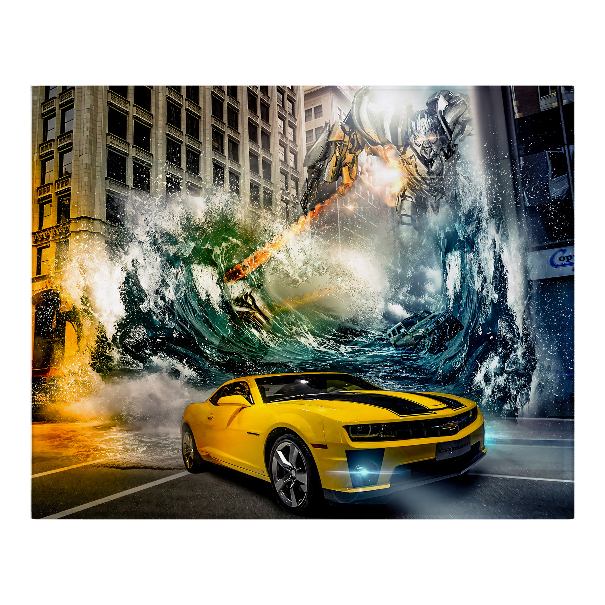 （画像用） Transformers トランスフォーマー フランネルブランケット・多サイズ対応（横型）