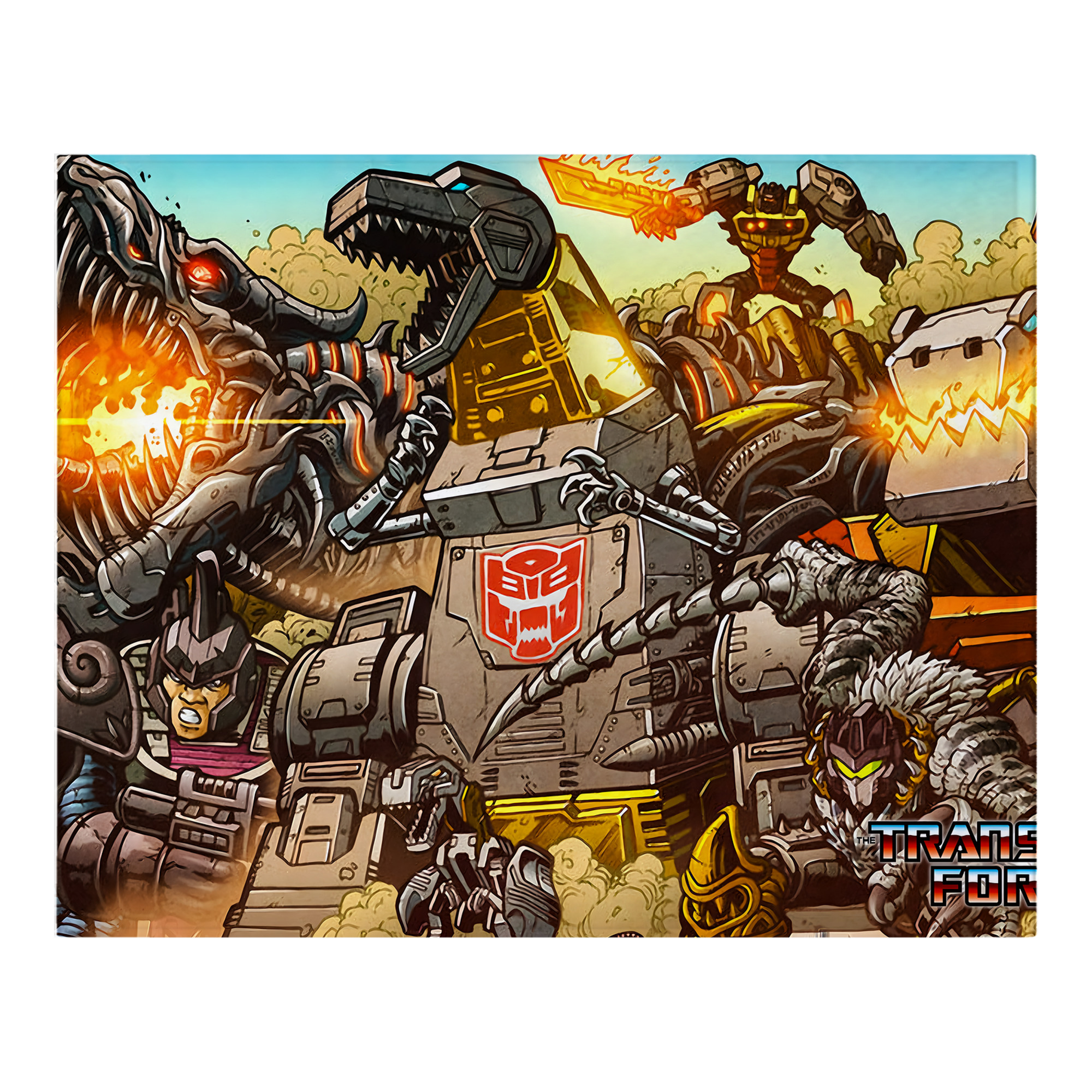 （画像用） Transformers トランスフォーマー フランネルブランケット・多サイズ対応（横型）