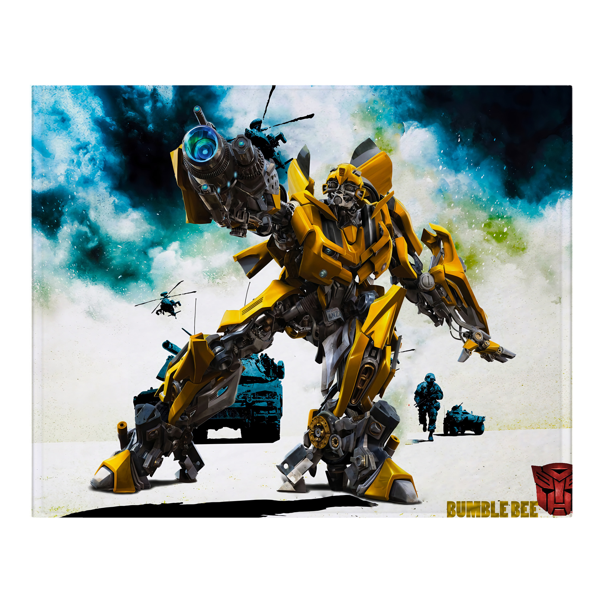 （画像用） Transformers トランスフォーマー フランネルブランケット・多サイズ対応（横型）