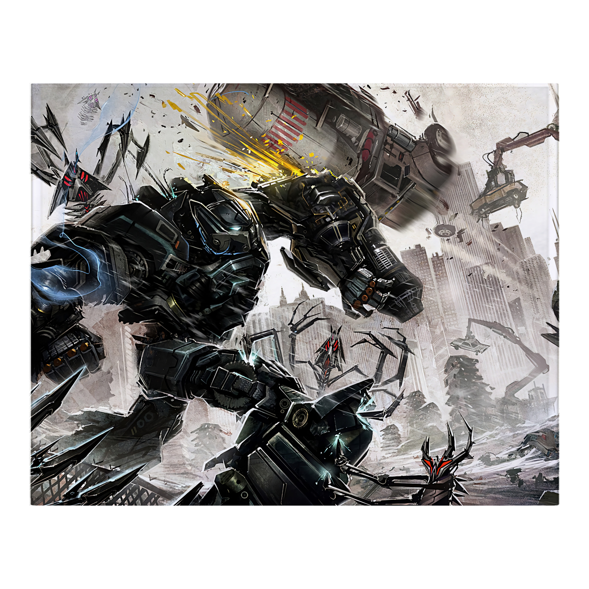 （画像用） Transformers トランスフォーマー フランネルブランケット・多サイズ対応（横型）