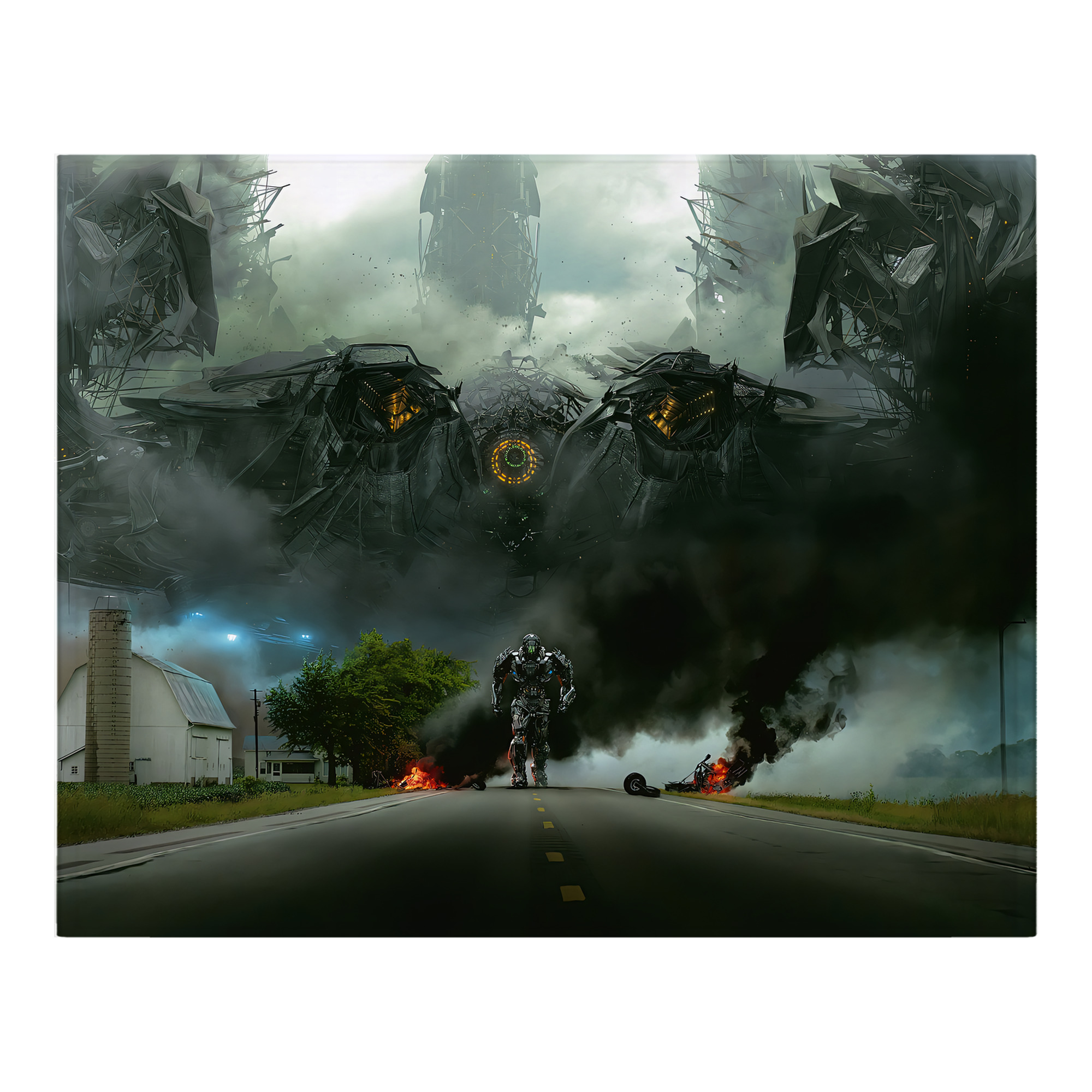 （画像用） Transformers トランスフォーマー フランネルブランケット・多サイズ対応（横型）