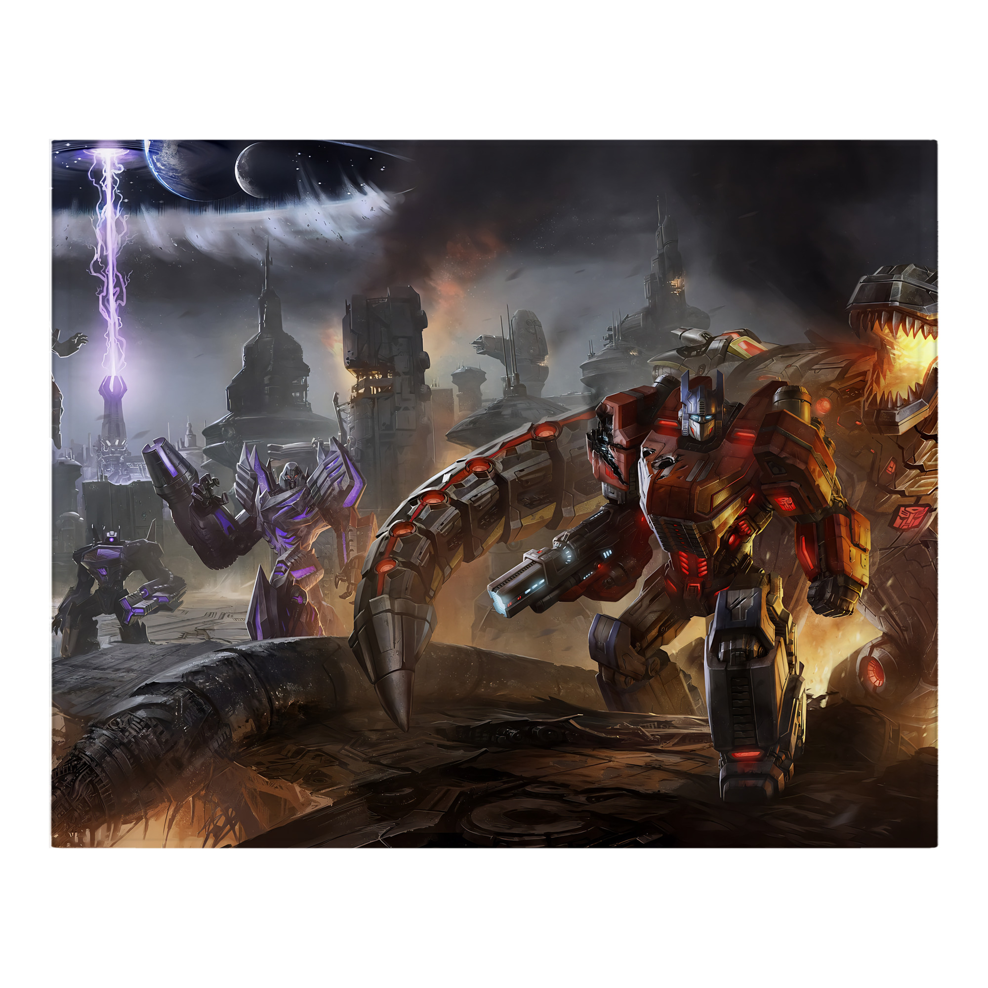 （画像用） Transformers トランスフォーマー フランネルブランケット・多サイズ対応（横型）
