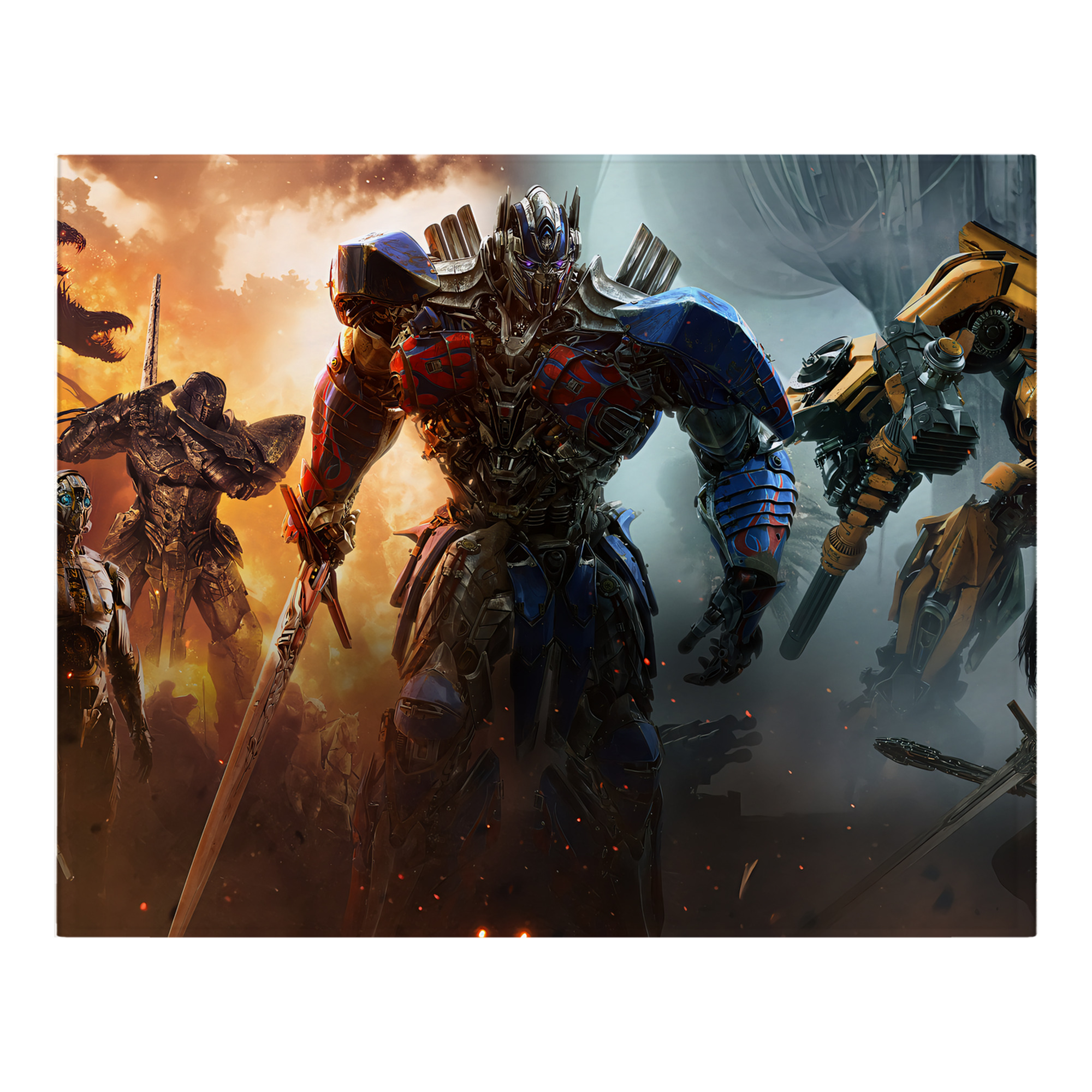 （画像用） Transformers トランスフォーマー フランネルブランケット・多サイズ対応（横型）