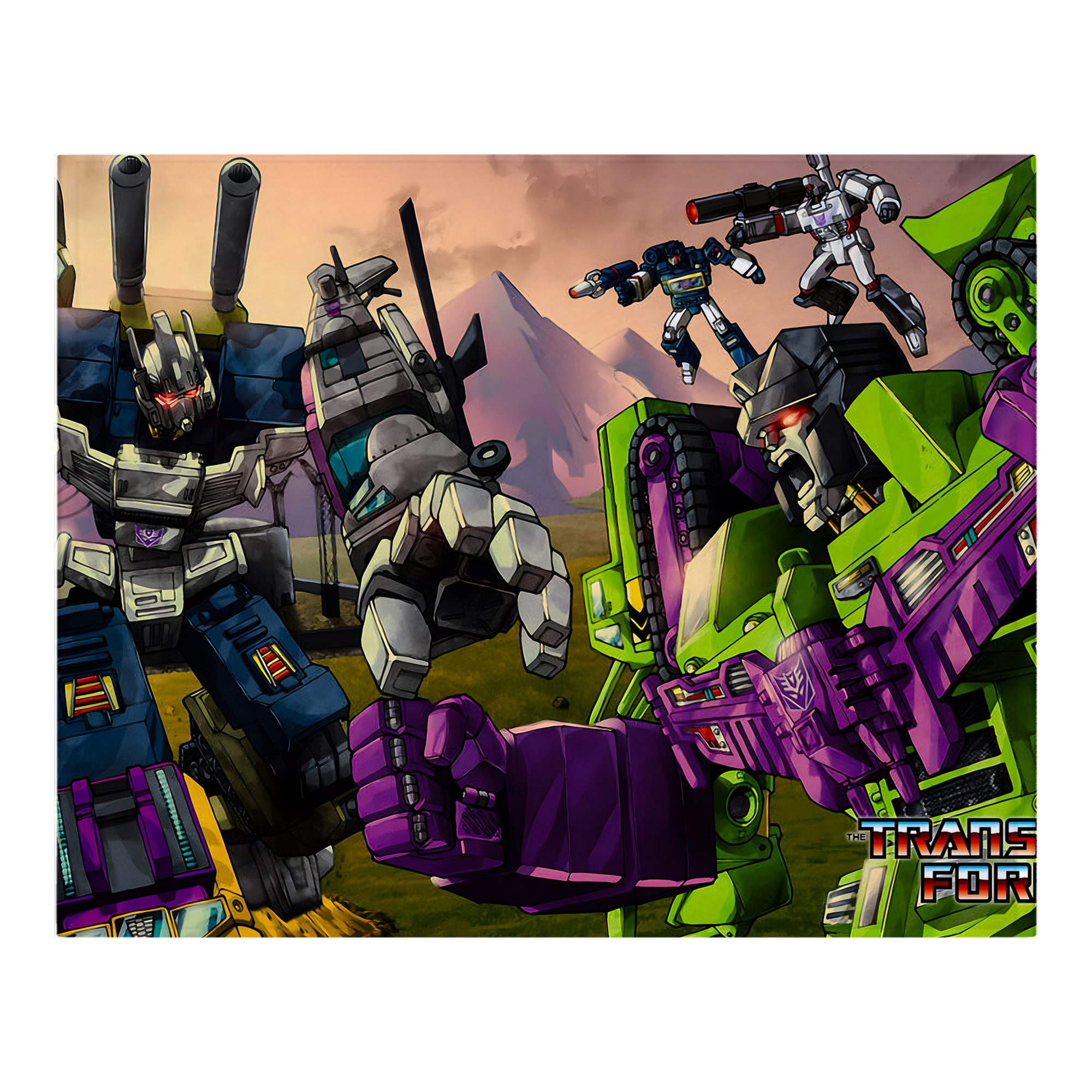 （画像用） Transformers トランスフォーマー フランネルブランケット・多サイズ対応（横型）