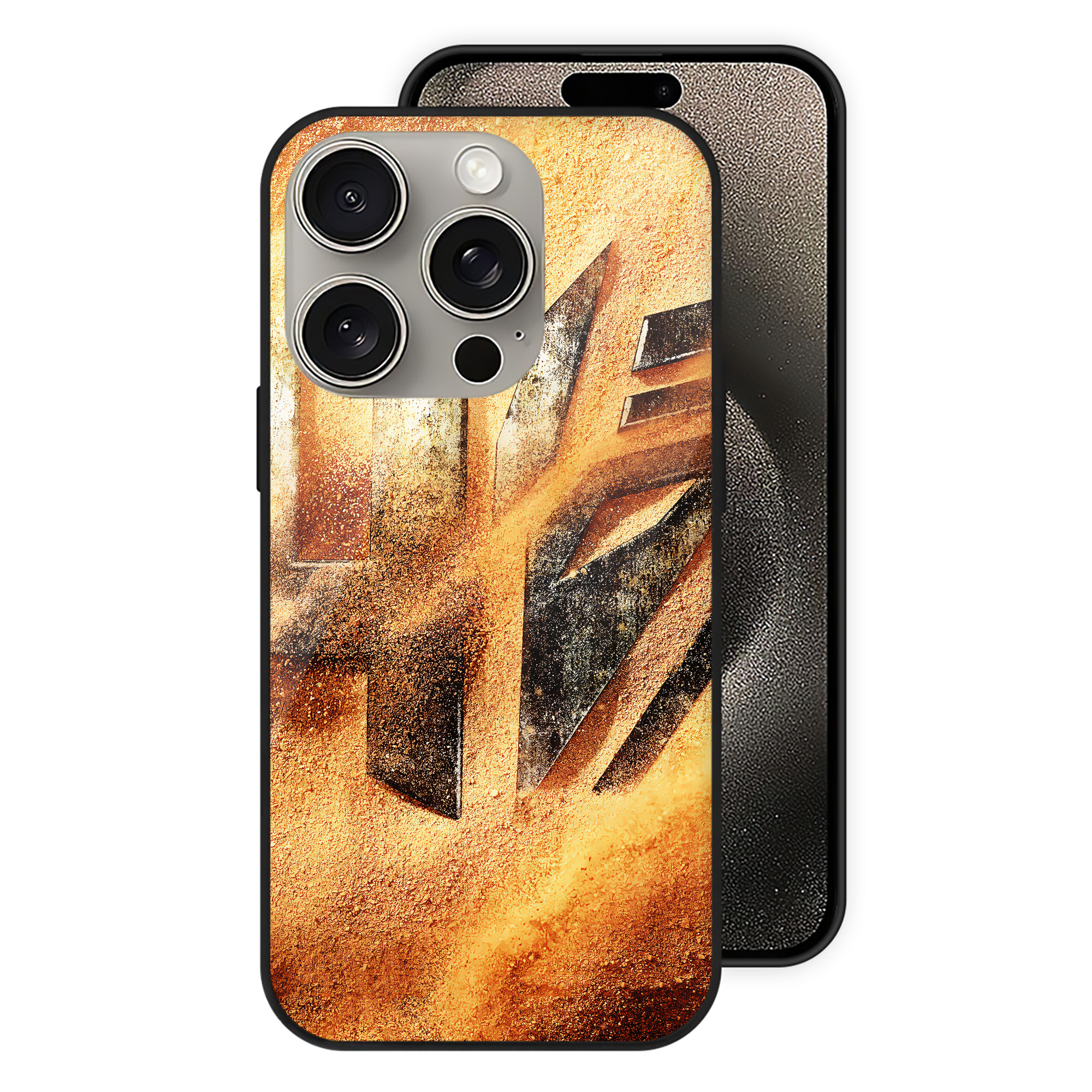 （画像用） Transformers トランスフォーマー 【iPhone15Pro対応】スマホケース 耐衝撃＆黄変防止 背面ガラス