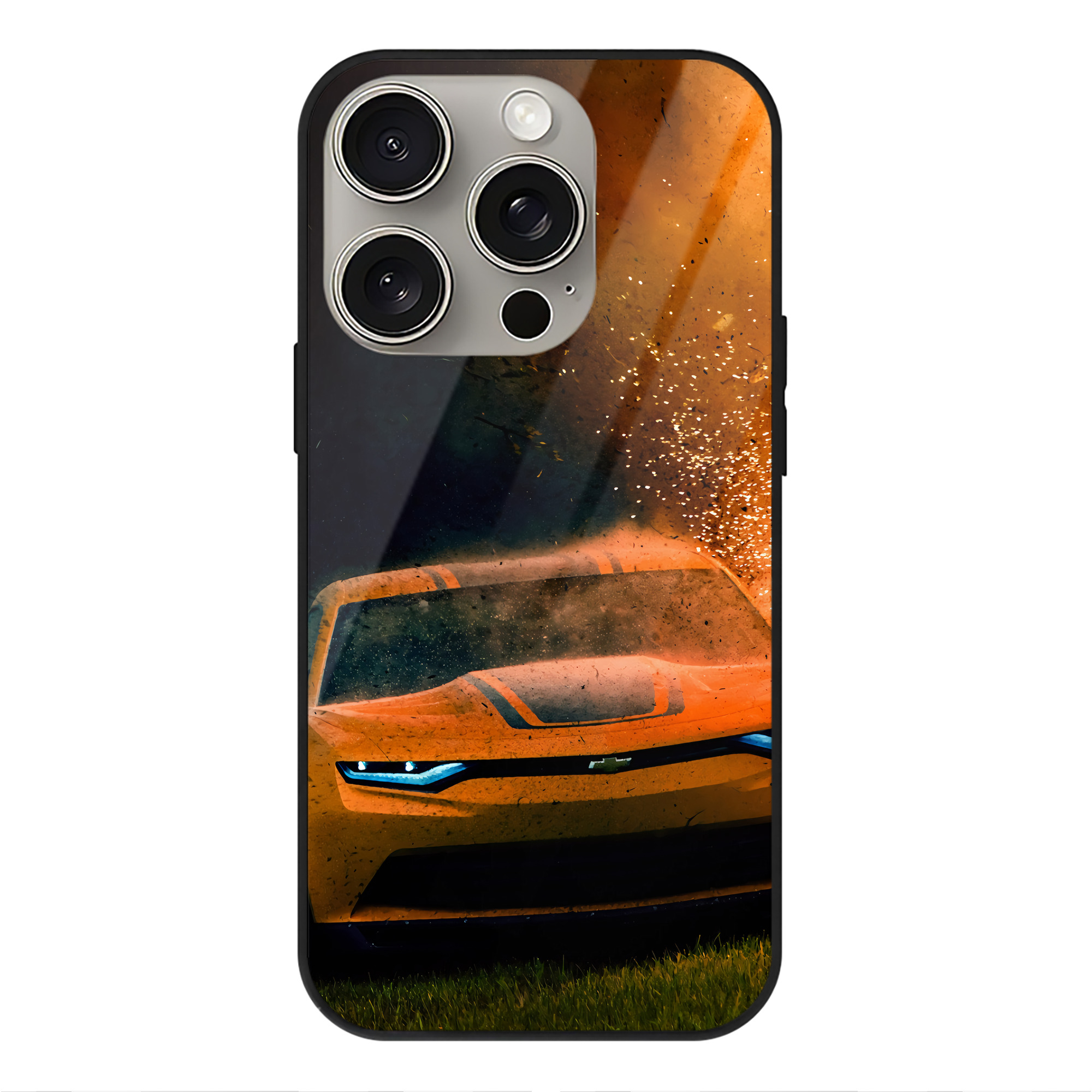 （画像用） Transformers トランスフォーマー 【iPhone15Pro対応】スマホケース 耐衝撃＆黄変防止 背面ガラス