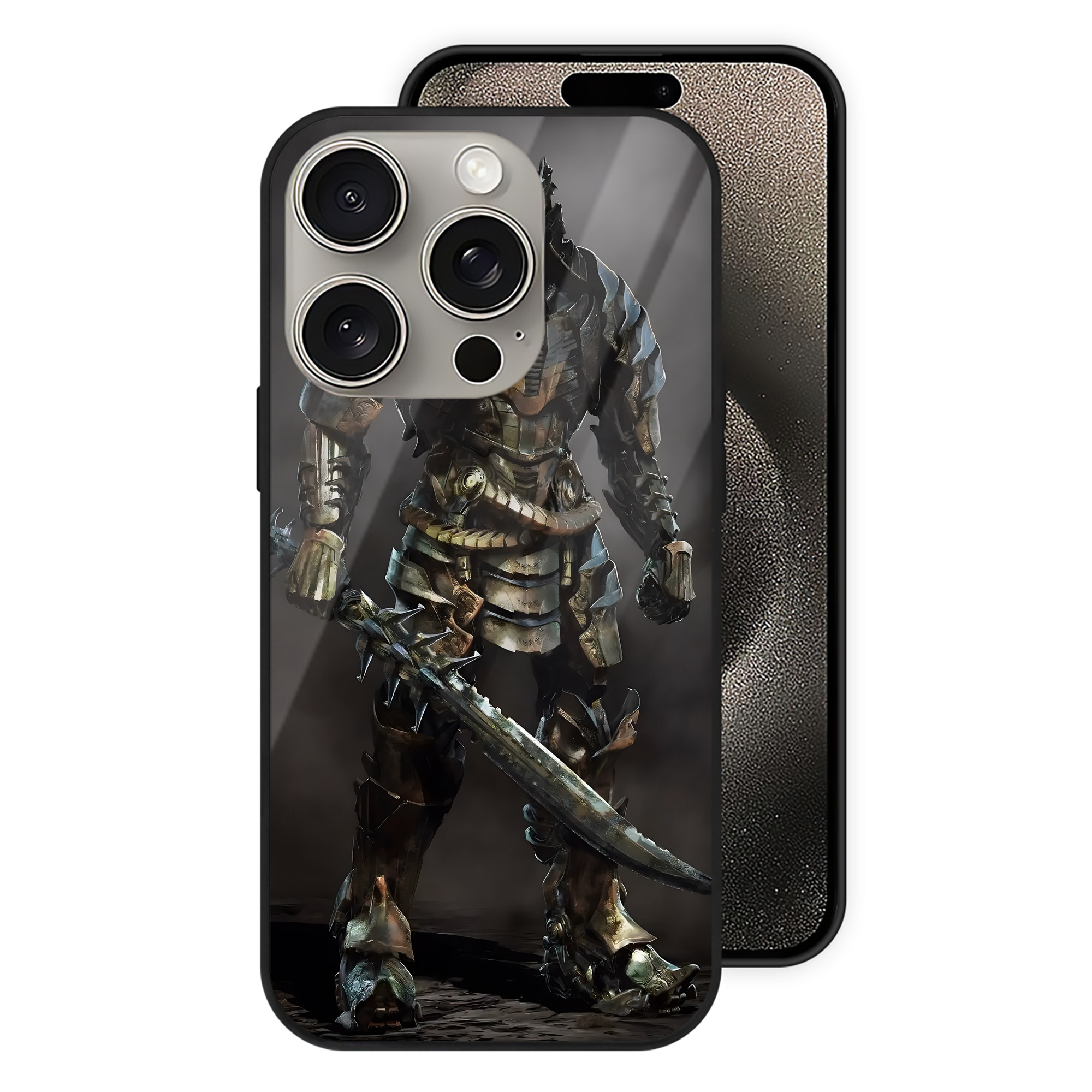 （画像用） Transformers トランスフォーマー 【iPhone15Pro対応】スマホケース 耐衝撃＆黄変防止 背面ガラス