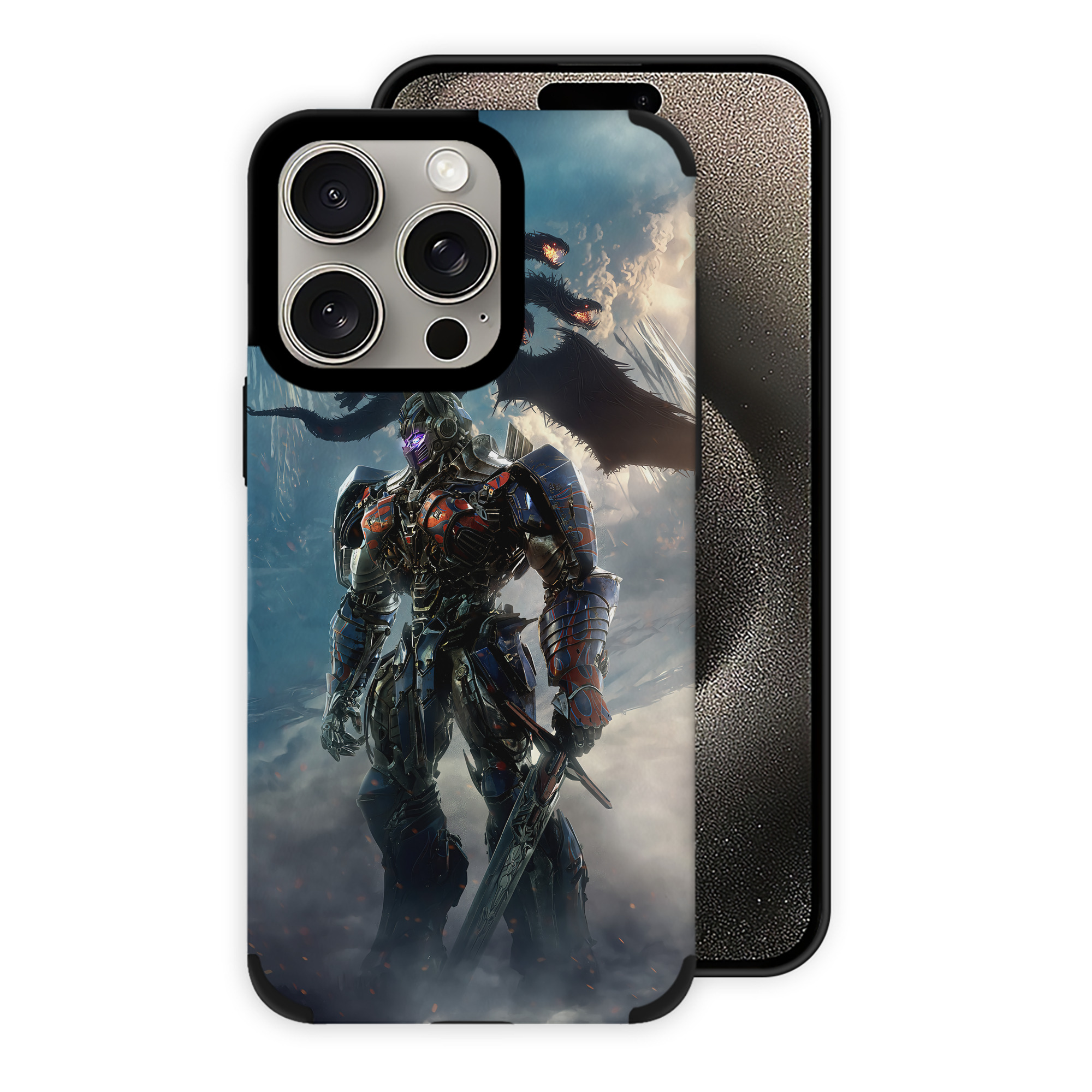 （画像用） Transformers トランスフォーマー 【iPhone15ProMax対応】 PUレザー スマホケース 耐衝撃＆黄変防止