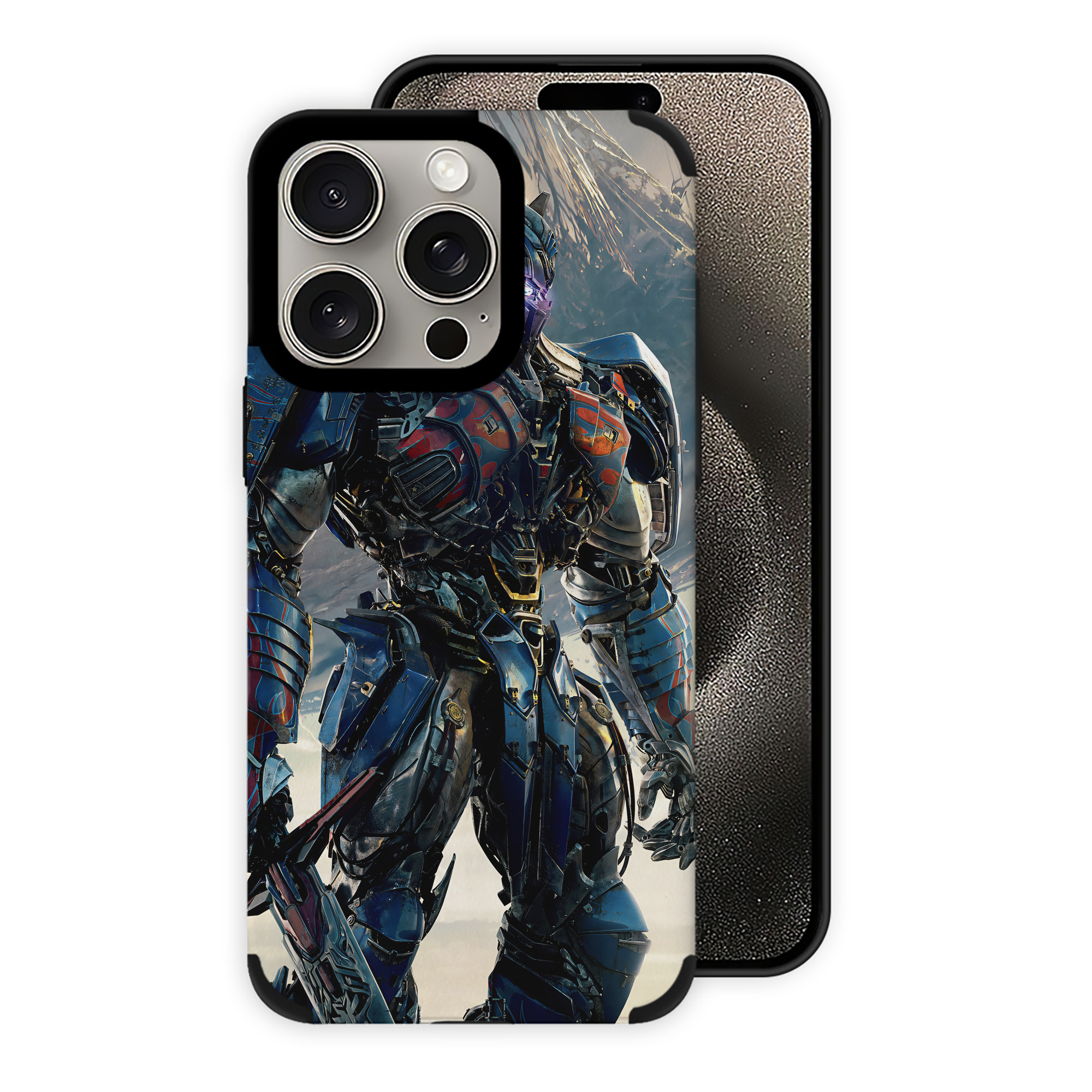 （画像用） Transformers トランスフォーマー 【iPhone15ProMax対応】 PUレザー スマホケース 耐衝撃＆黄変防止