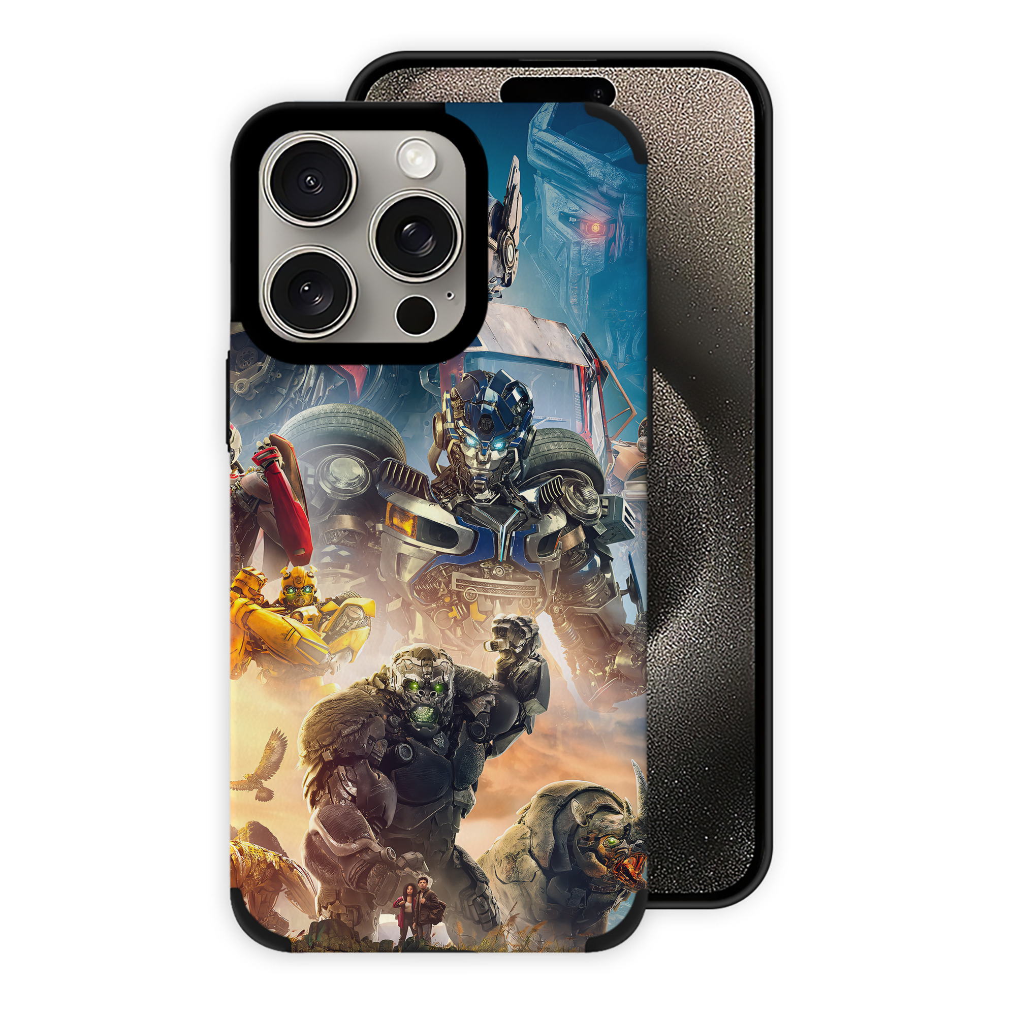 （画像用） Transformers トランスフォーマー 【iPhone15ProMax対応】 PUレザー スマホケース 耐衝撃＆黄変防止
