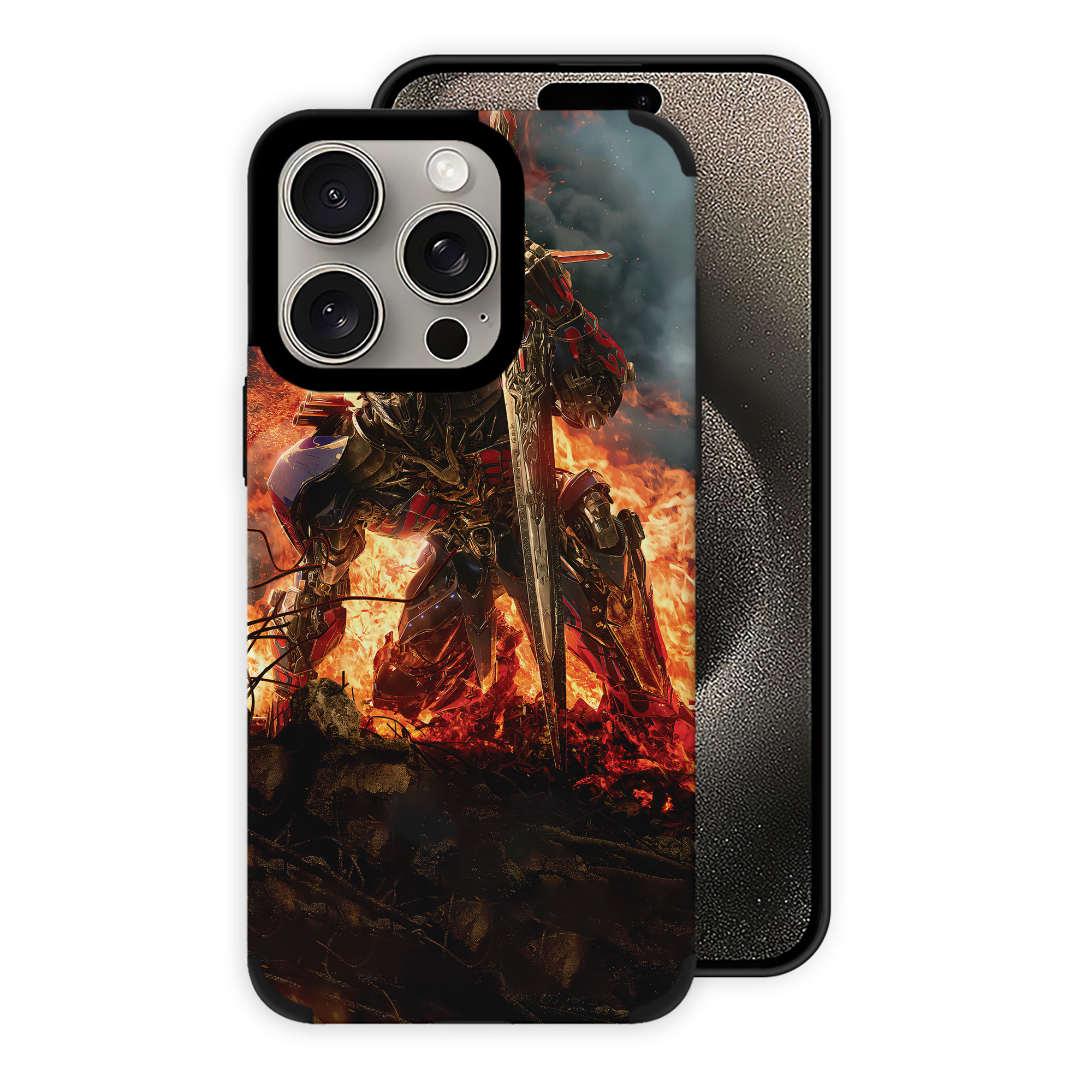 （画像用） Transformers トランスフォーマー 【iPhone15ProMax対応】 PUレザー スマホケース 耐衝撃＆黄変防止