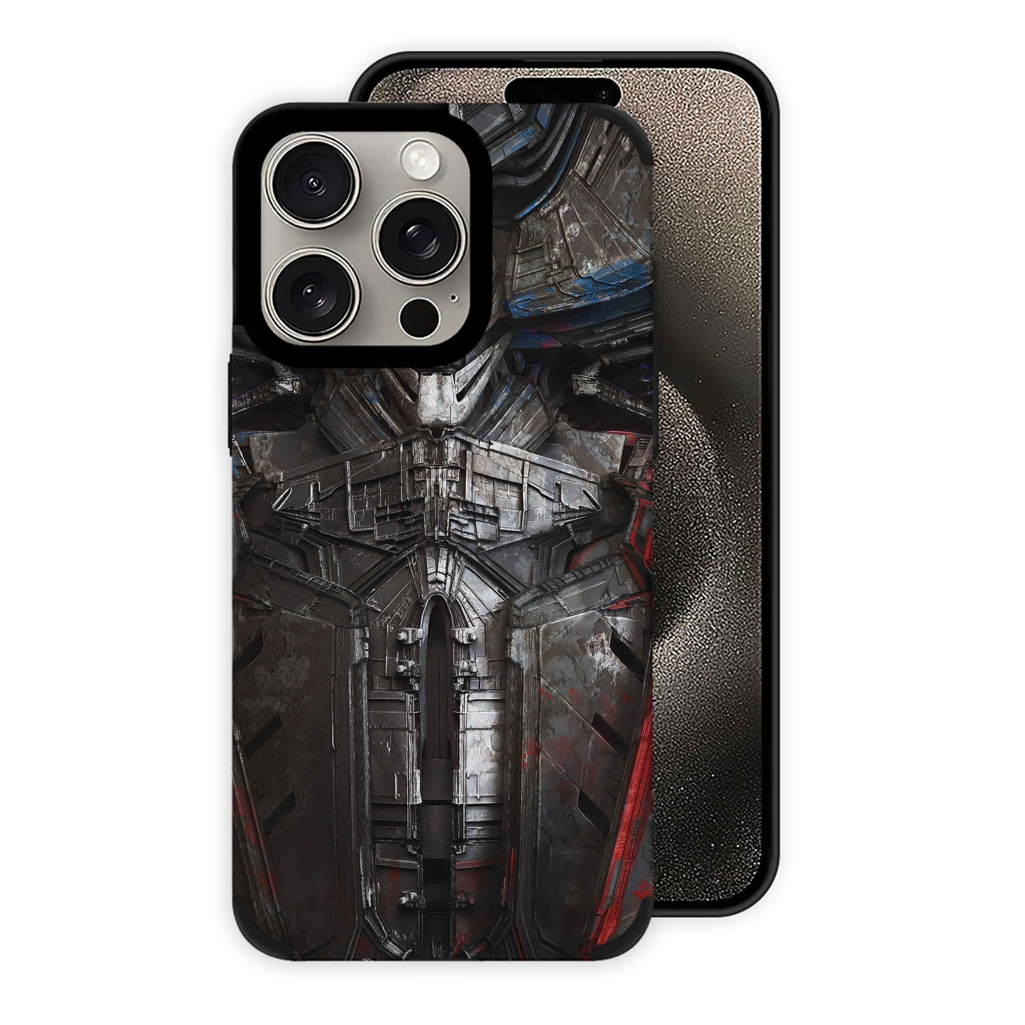 （画像用） Transformers トランスフォーマー 【iPhone15ProMax対応】 PUレザー スマホケース 耐衝撃＆黄変防止