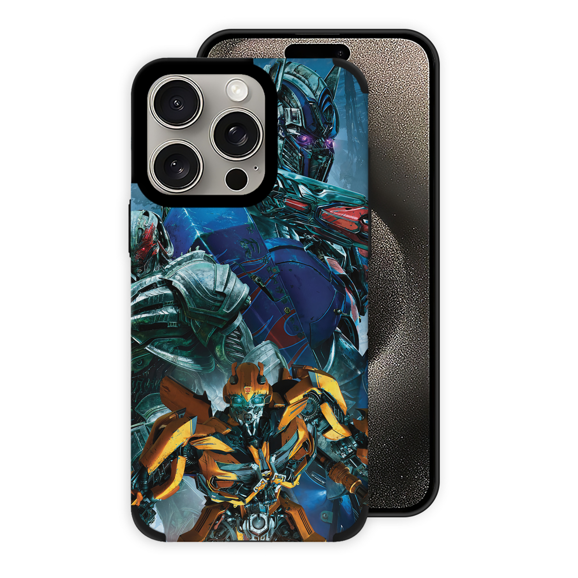 （画像用） Transformers トランスフォーマー 【iPhone15ProMax対応】 PUレザー スマホケース 耐衝撃＆黄変防止