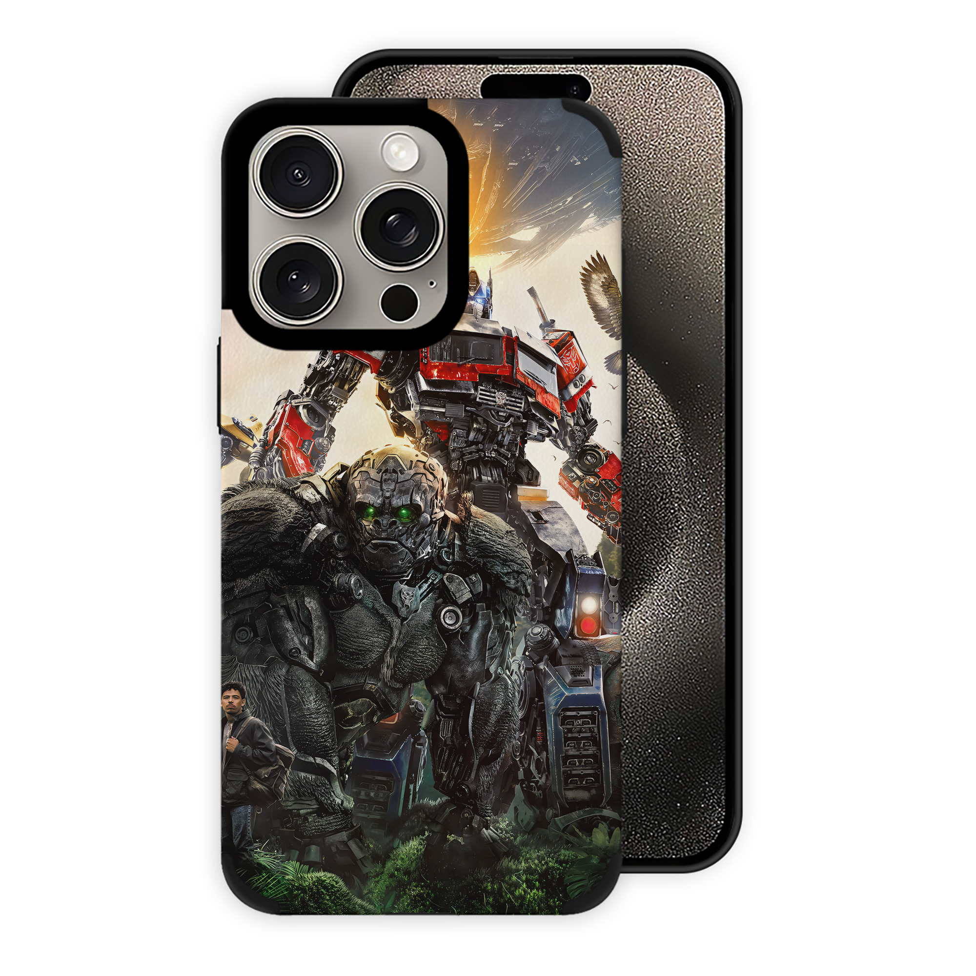 （画像用） Transformers トランスフォーマー 【iPhone15ProMax対応】 PUレザー スマホケース 耐衝撃＆黄変防止