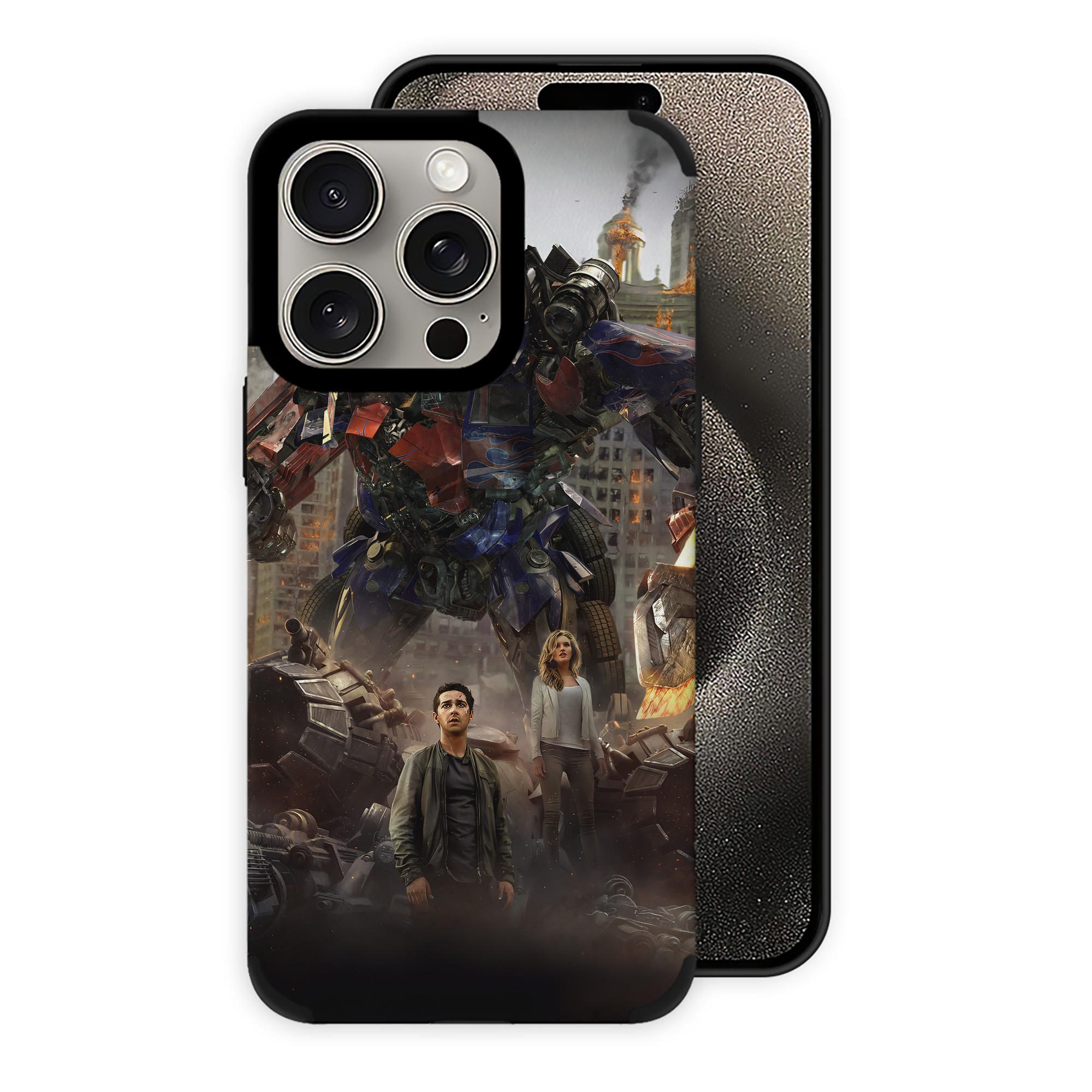 （画像用） Transformers トランスフォーマー 【iPhone15ProMax対応】 PUレザー スマホケース 耐衝撃＆黄変防止
