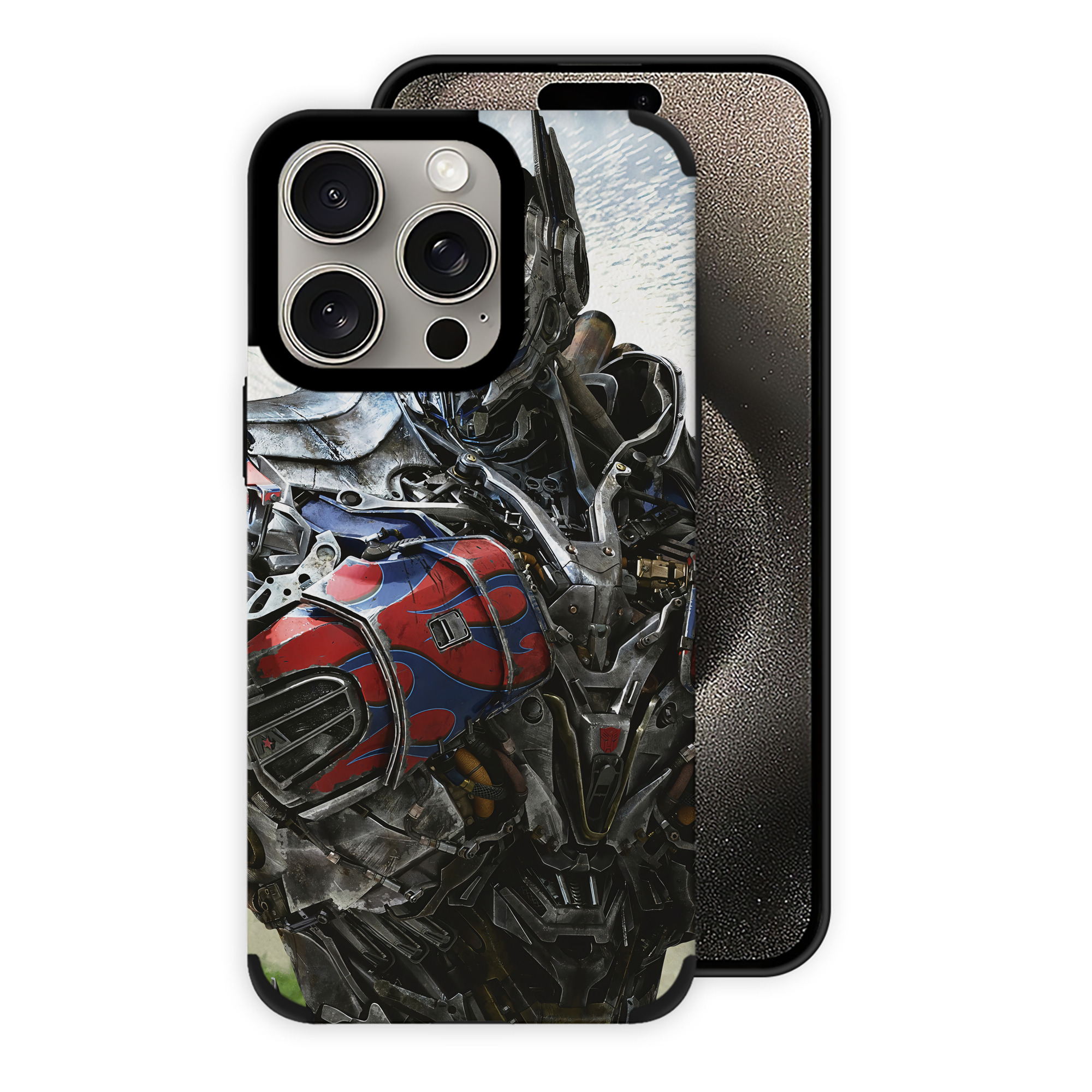 （画像用） Transformers トランスフォーマー 【iPhone15ProMax対応】 PUレザー スマホケース 耐衝撃＆黄変防止