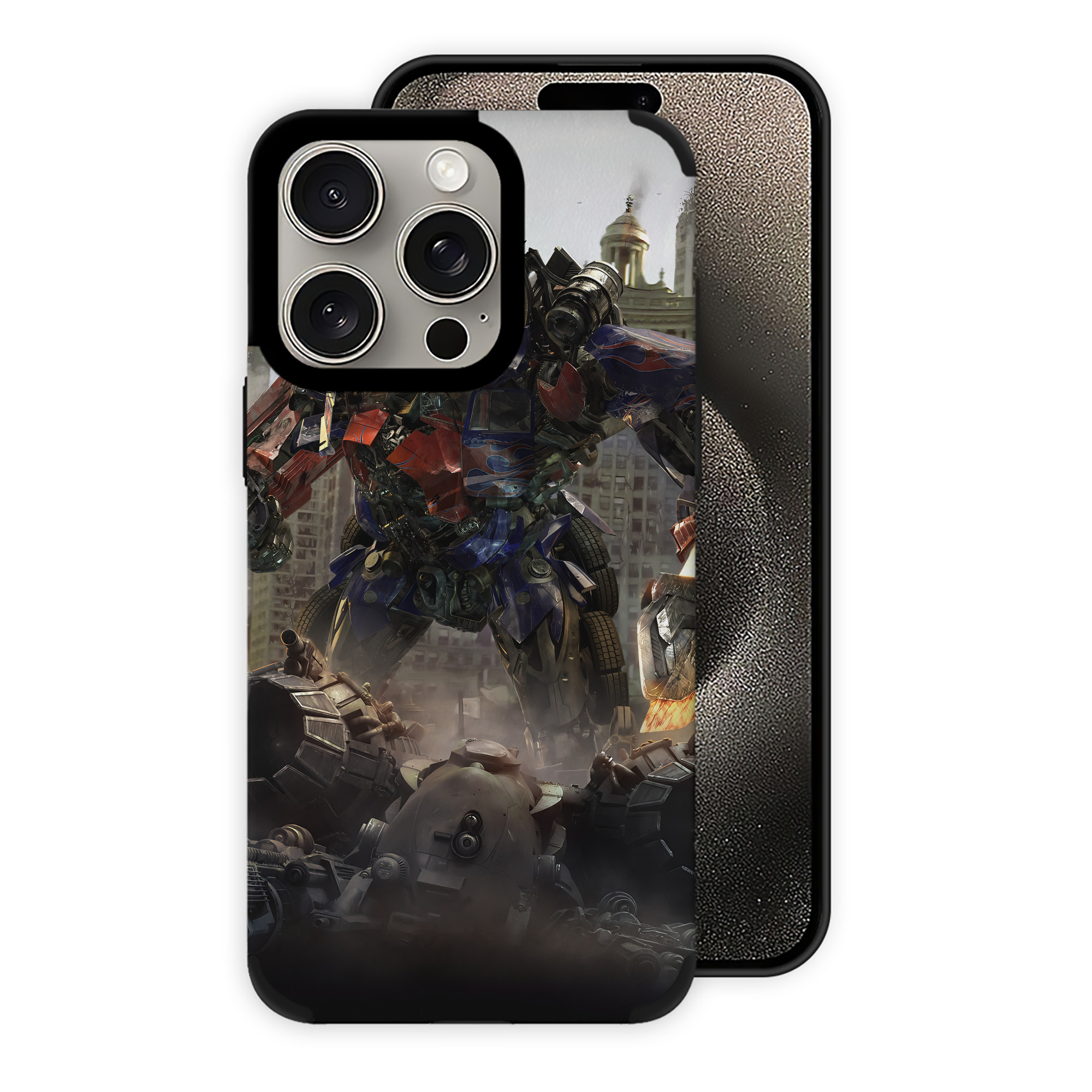 （画像用） Transformers トランスフォーマー 【iPhone15ProMax対応】 PUレザー スマホケース 耐衝撃＆黄変防止
