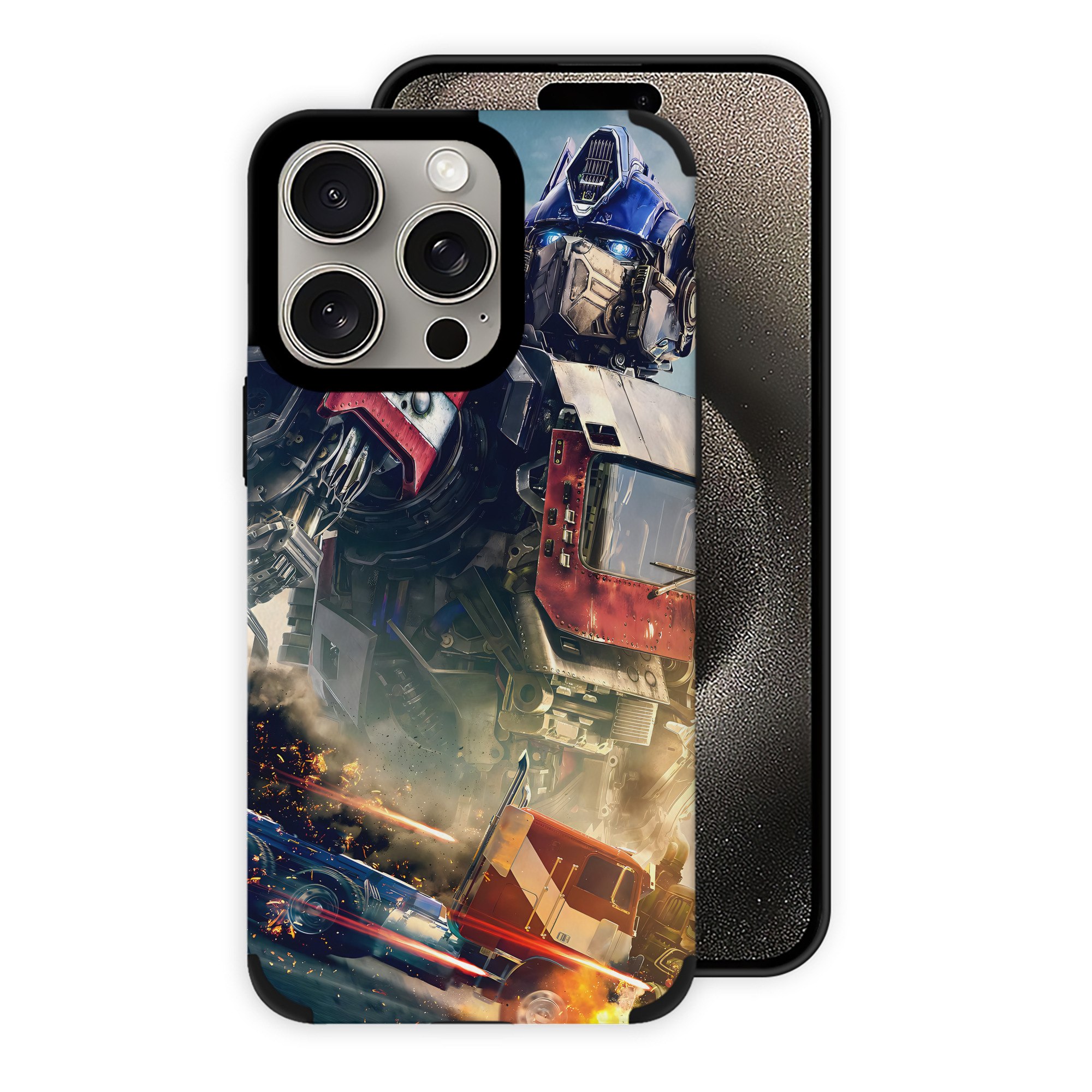 （画像用） Transformers トランスフォーマー 【iPhone15ProMax対応】 PUレザー スマホケース 耐衝撃＆黄変防止