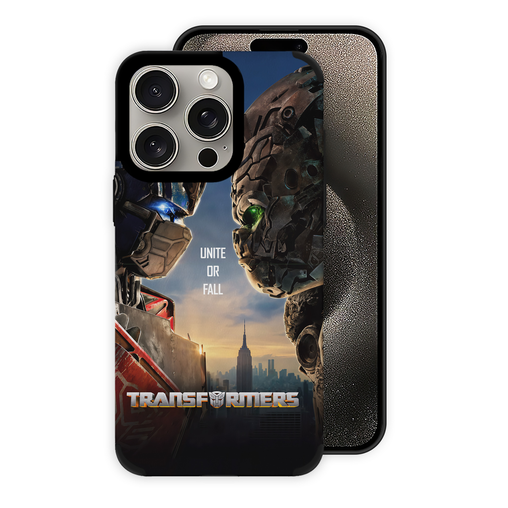 （画像用） Transformers トランスフォーマー 【iPhone15ProMax対応】 PUレザー スマホケース 耐衝撃＆黄変防止