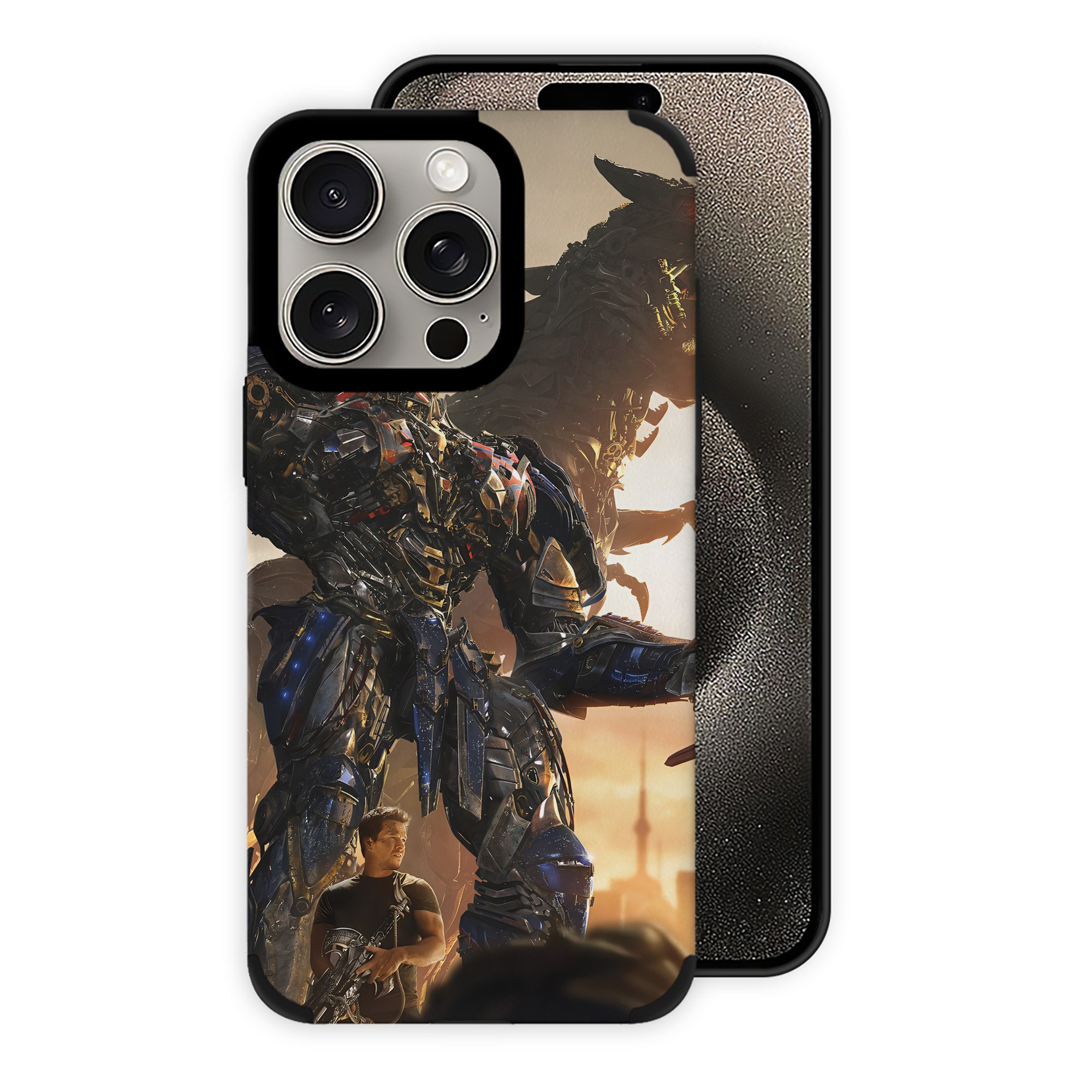 （画像用） Transformers トランスフォーマー 【iPhone15ProMax対応】 PUレザー スマホケース 耐衝撃＆黄変防止