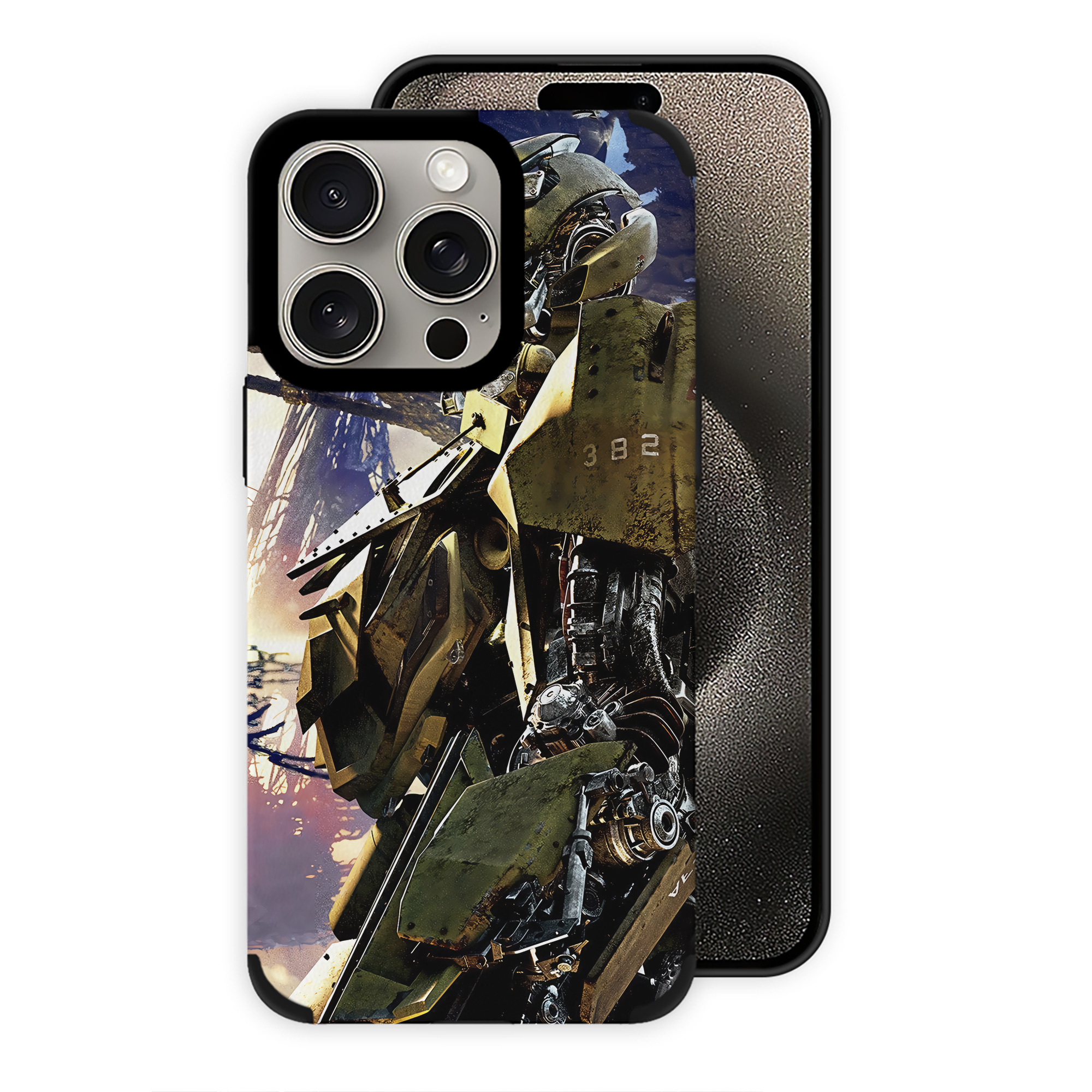 （画像用） Transformers トランスフォーマー 【iPhone15ProMax対応】 PUレザー スマホケース 耐衝撃＆黄変防止