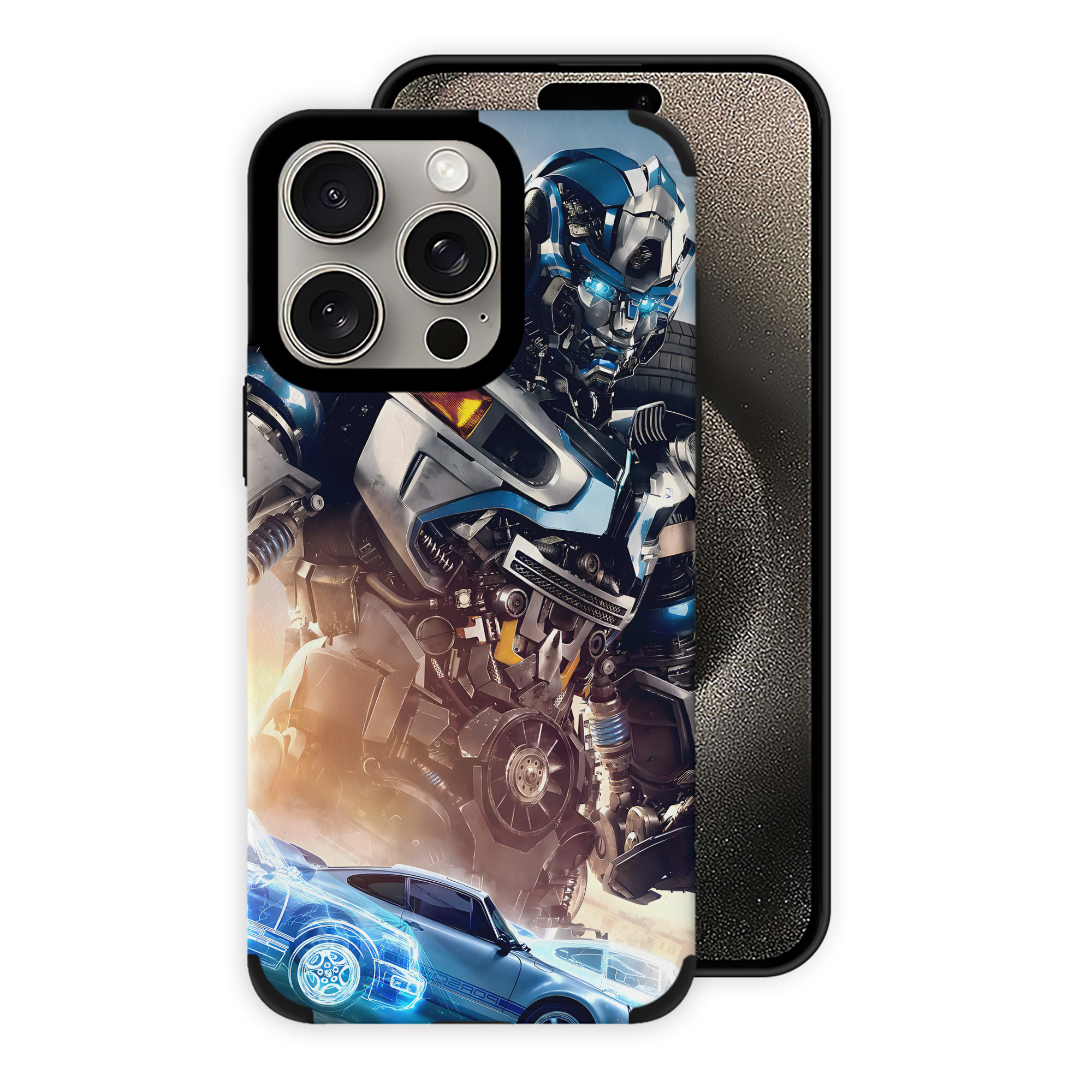 （画像用） Transformers トランスフォーマー 【iPhone15ProMax対応】 PUレザー スマホケース 耐衝撃＆黄変防止