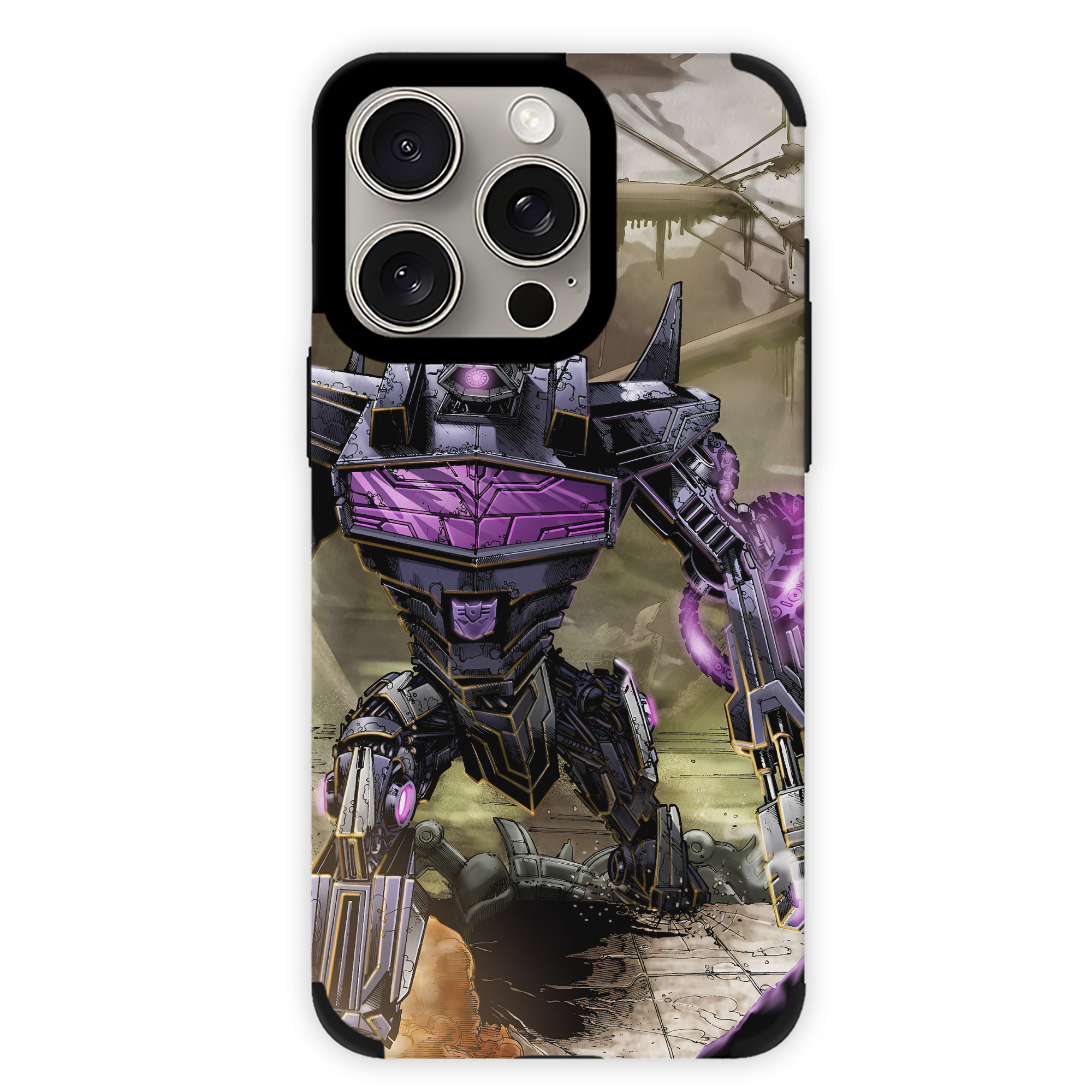 （画像用） Transformers トランスフォーマー 【iPhone15ProMax対応】 PUレザー スマホケース 耐衝撃＆黄変防止