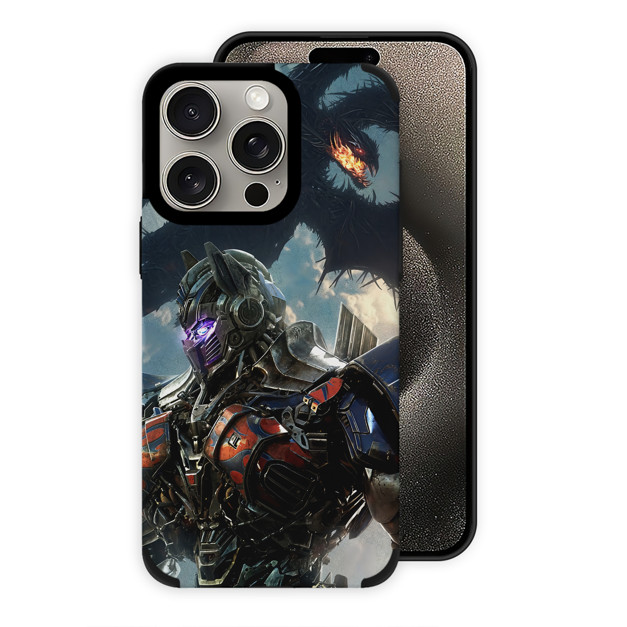 （画像用） Transformers トランスフォーマー 【iPhone15ProMax対応】 PUレザー スマホケース 耐衝撃＆黄変防止