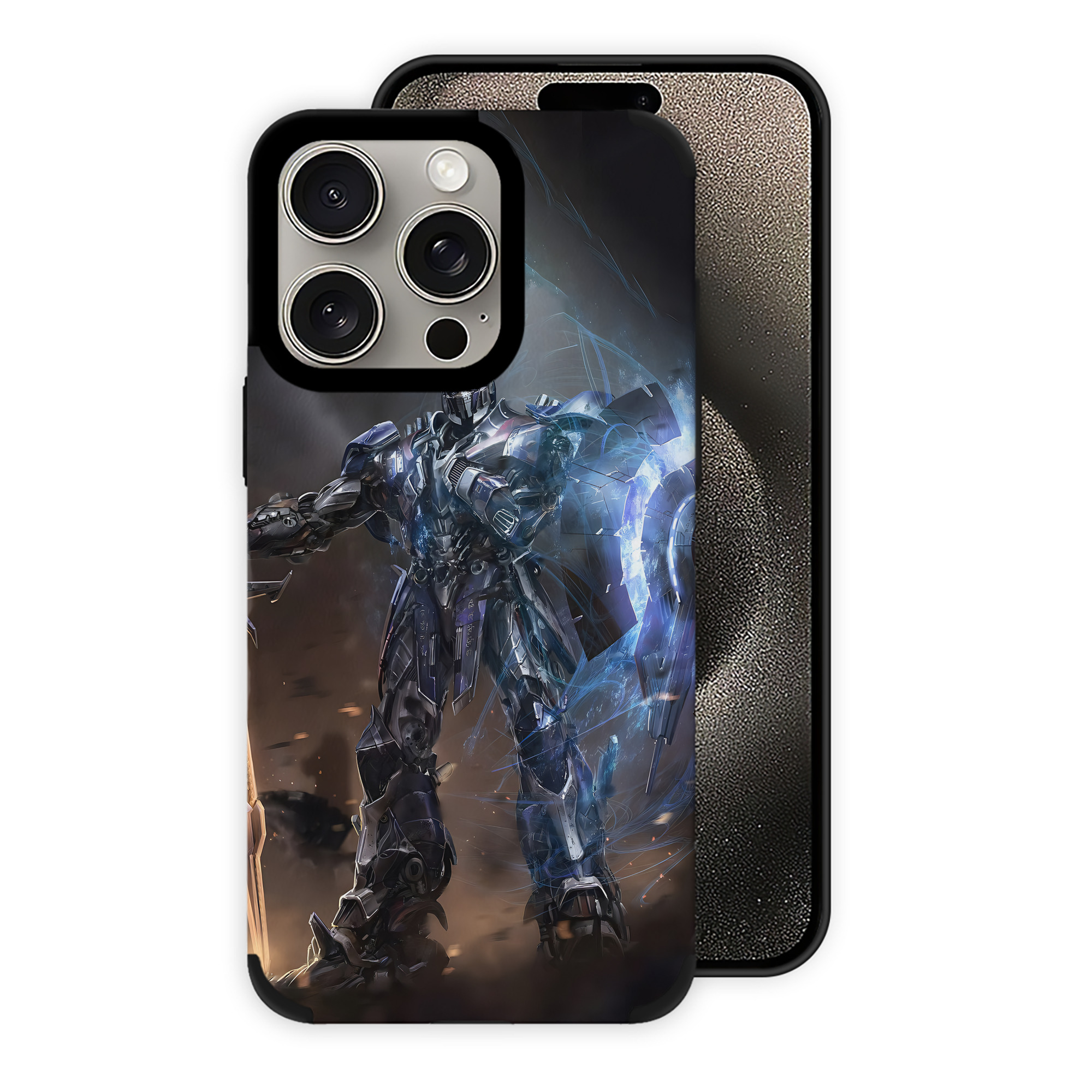（画像用） Transformers トランスフォーマー 【iPhone15ProMax対応】 PUレザー スマホケース 耐衝撃＆黄変防止