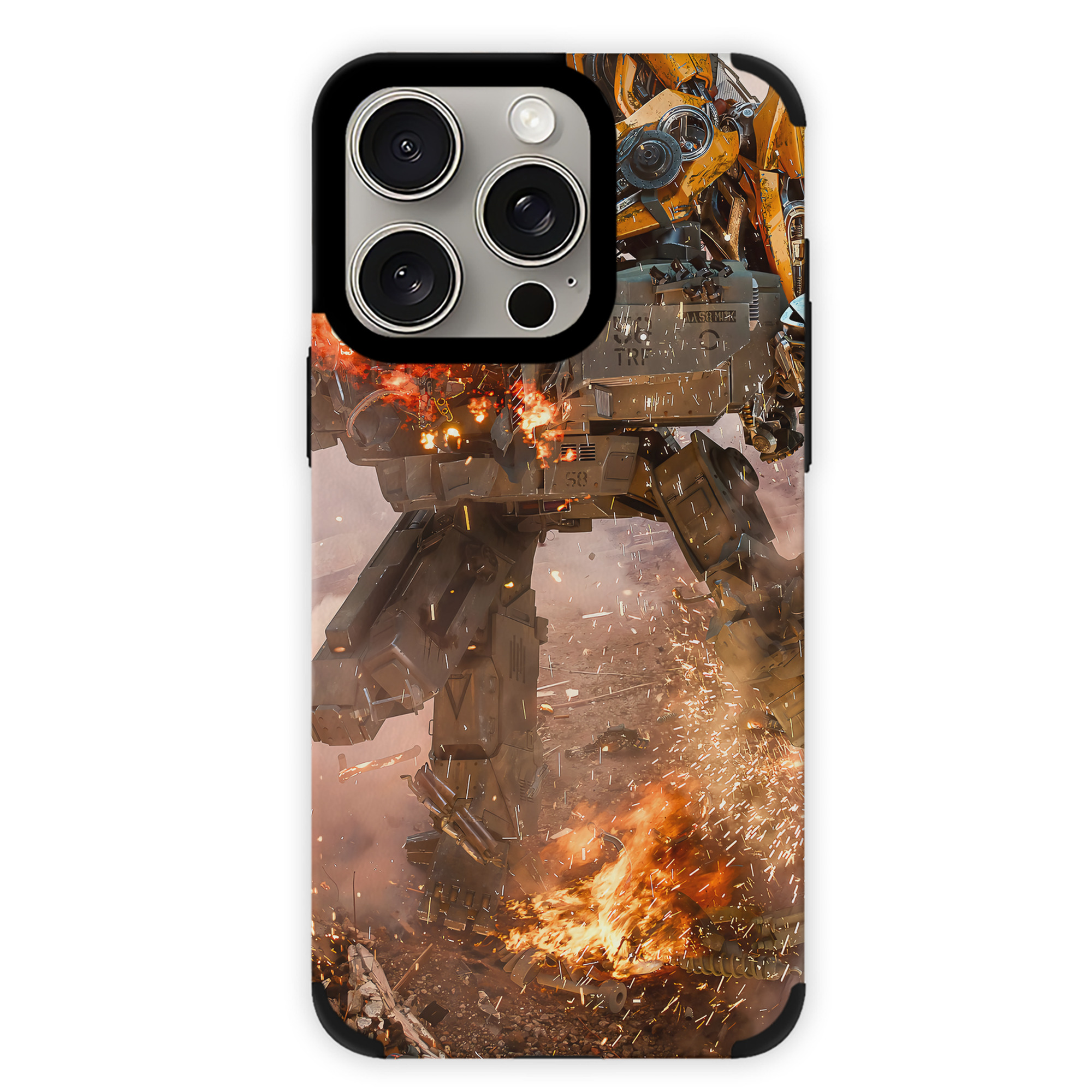 （画像用） Transformers トランスフォーマー 【iPhone15ProMax対応】 PUレザー スマホケース 耐衝撃＆黄変防止