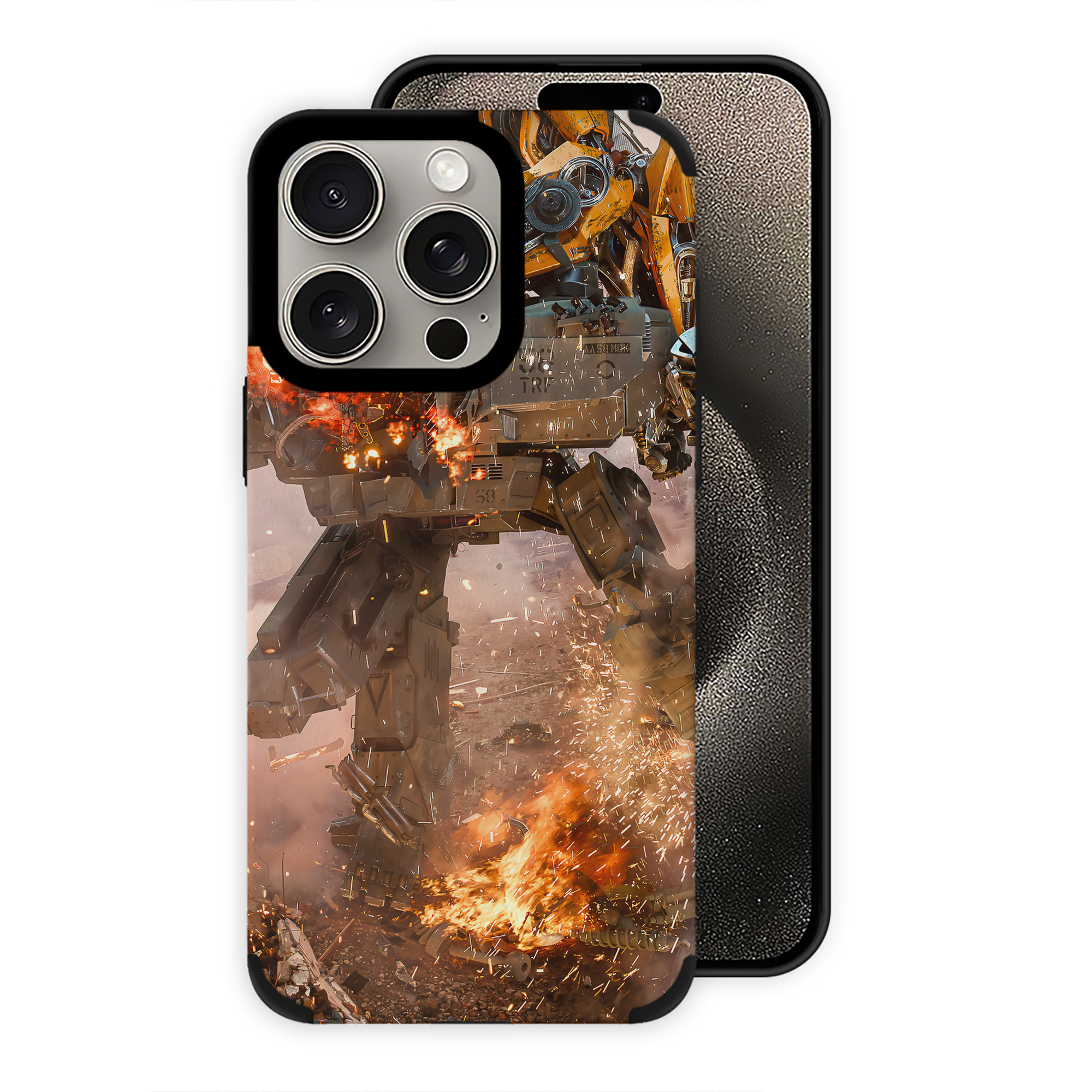 （画像用） Transformers トランスフォーマー 【iPhone15ProMax対応】 PUレザー スマホケース 耐衝撃＆黄変防止