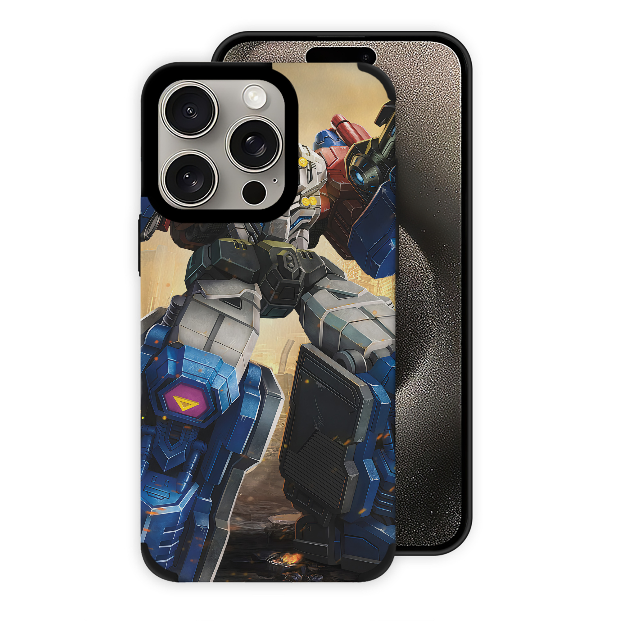 （画像用） Transformers トランスフォーマー 【iPhone15ProMax対応】 PUレザー スマホケース 耐衝撃＆黄変防止