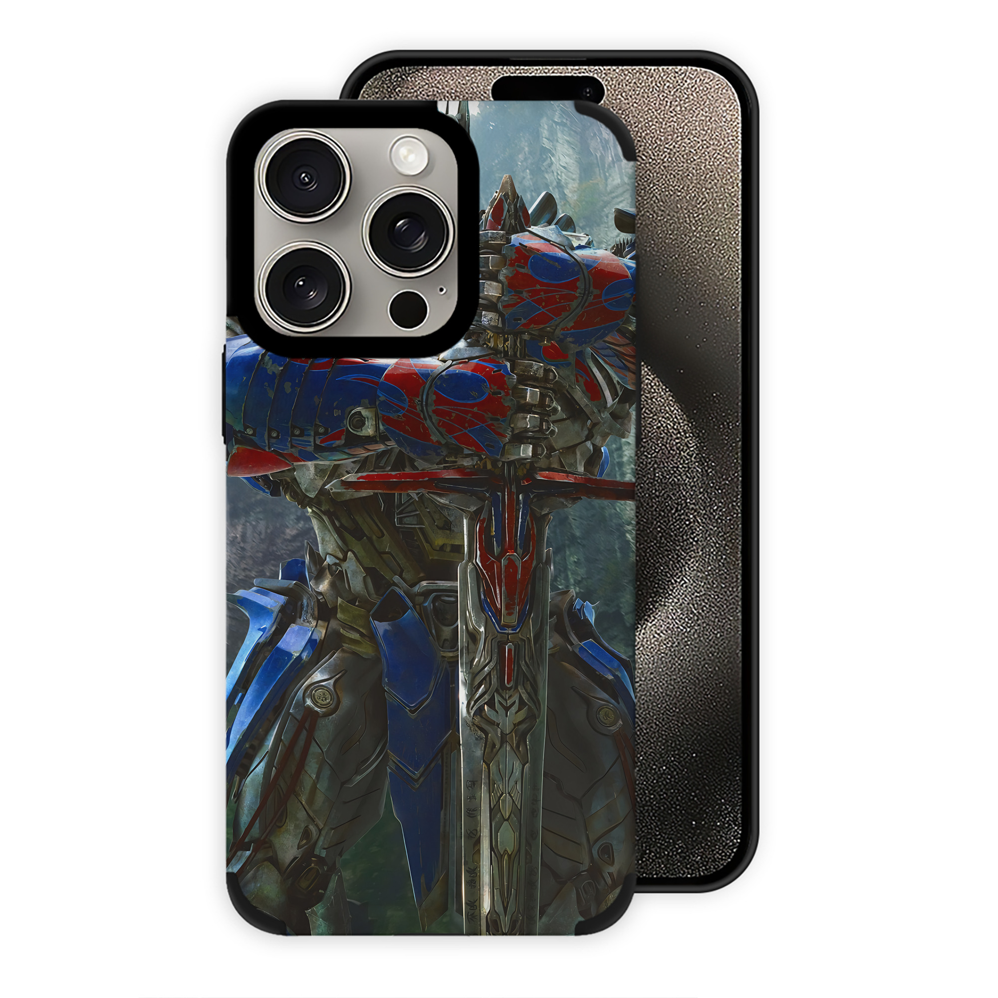 （画像用） Transformers トランスフォーマー 【iPhone15ProMax対応】 PUレザー スマホケース 耐衝撃＆黄変防止
