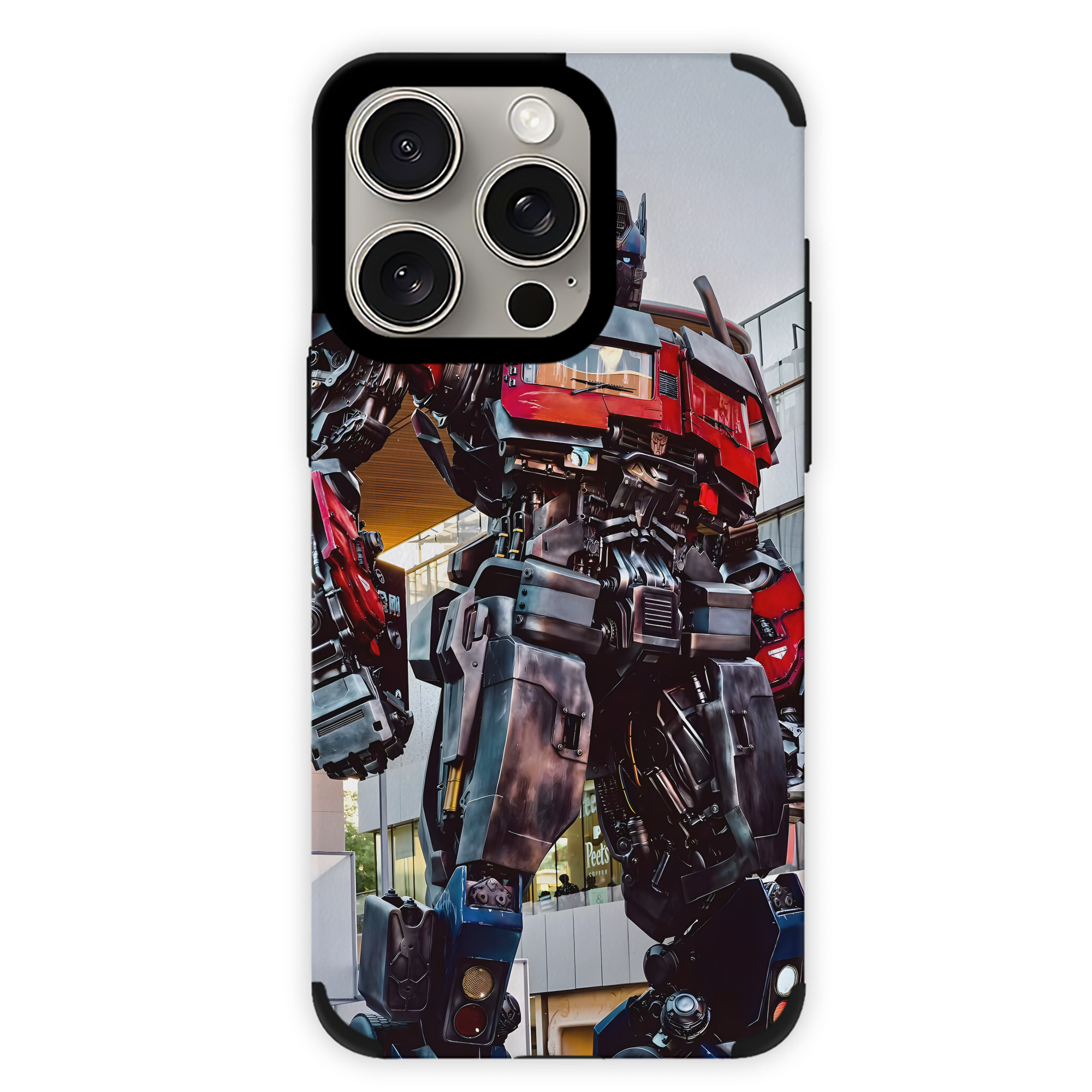 （画像用） Transformers トランスフォーマー 【iPhone15ProMax対応】 PUレザー スマホケース 耐衝撃＆黄変防止