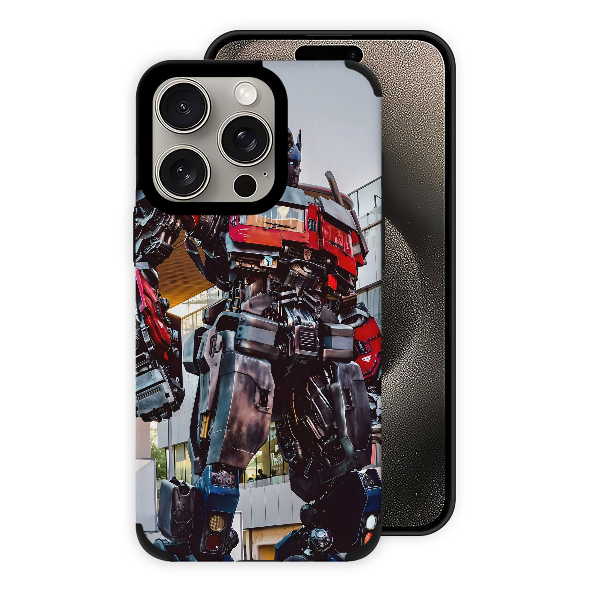 （画像用） Transformers トランスフォーマー 【iPhone15ProMax対応】 PUレザー スマホケース 耐衝撃＆黄変防止