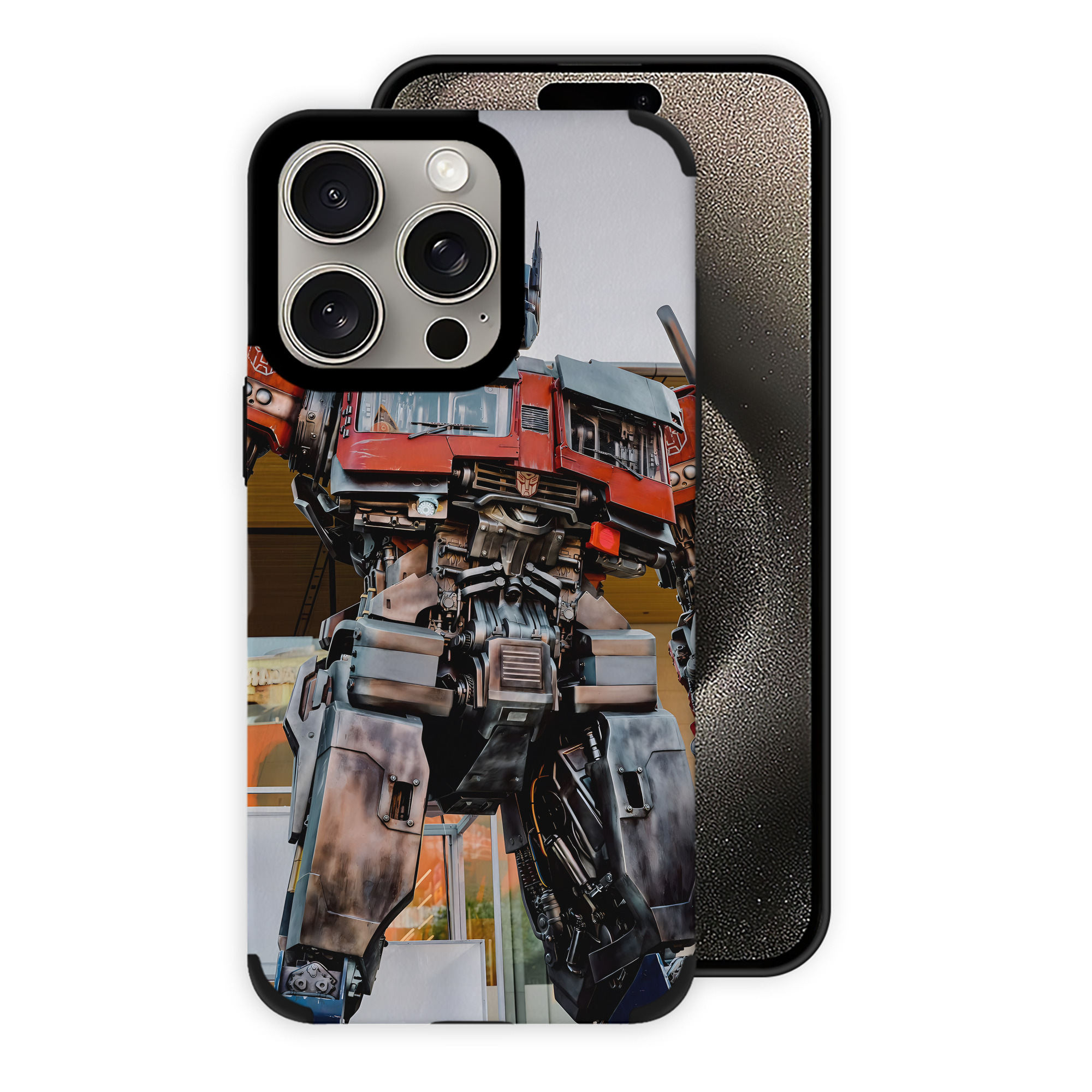 （画像用） Transformers トランスフォーマー 【iPhone15ProMax対応】 PUレザー スマホケース 耐衝撃＆黄変防止