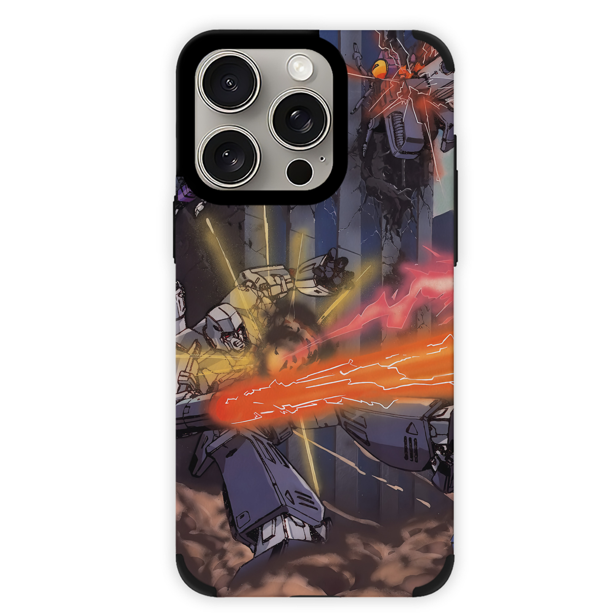 （画像用） Transformers トランスフォーマー 【iPhone15ProMax対応】 PUレザー スマホケース 耐衝撃＆黄変防止
