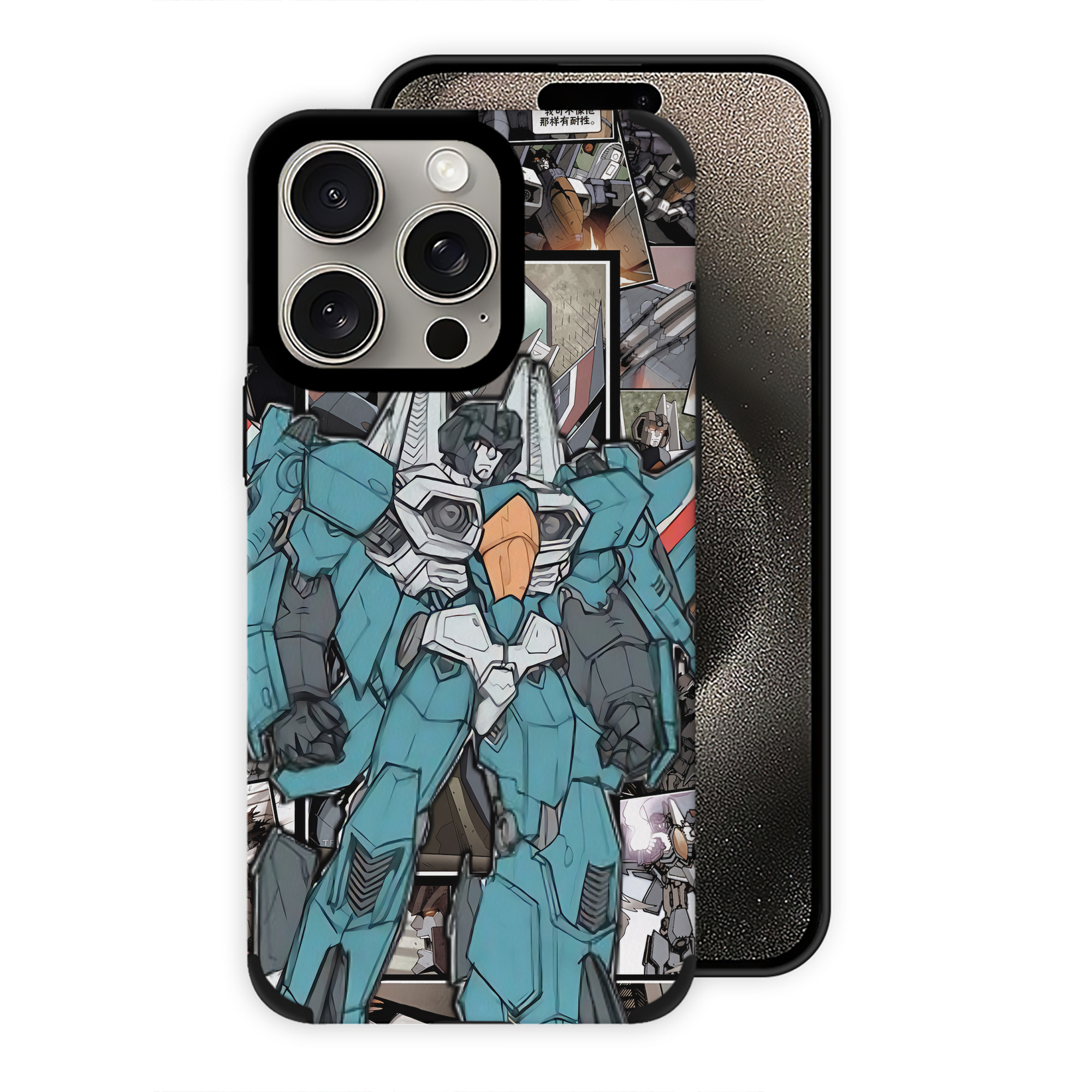 （画像用） Transformers トランスフォーマー 【iPhone15ProMax対応】 PUレザー スマホケース 耐衝撃＆黄変防止