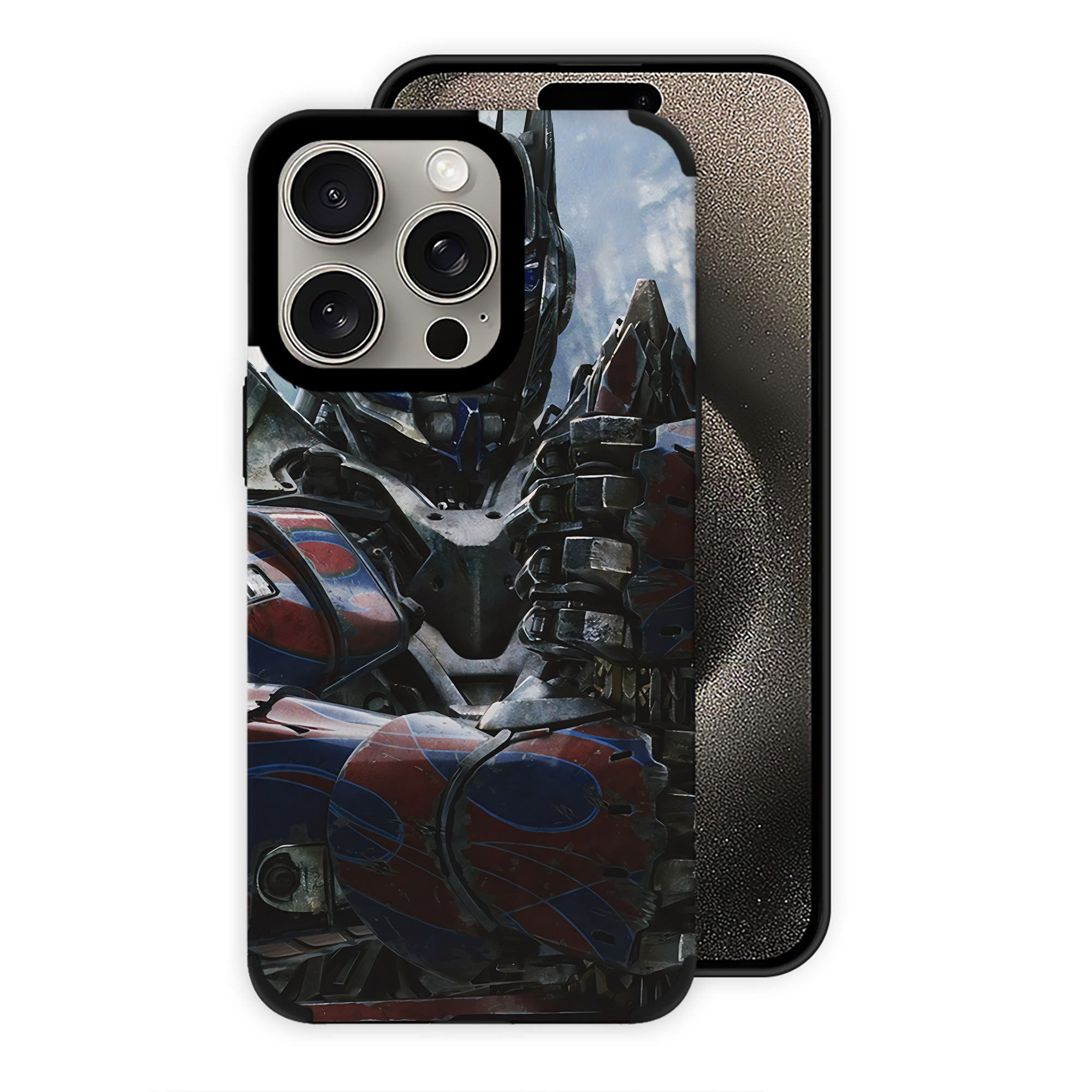 （画像用） Transformers トランスフォーマー 【iPhone15ProMax対応】 PUレザー スマホケース 耐衝撃＆黄変防止