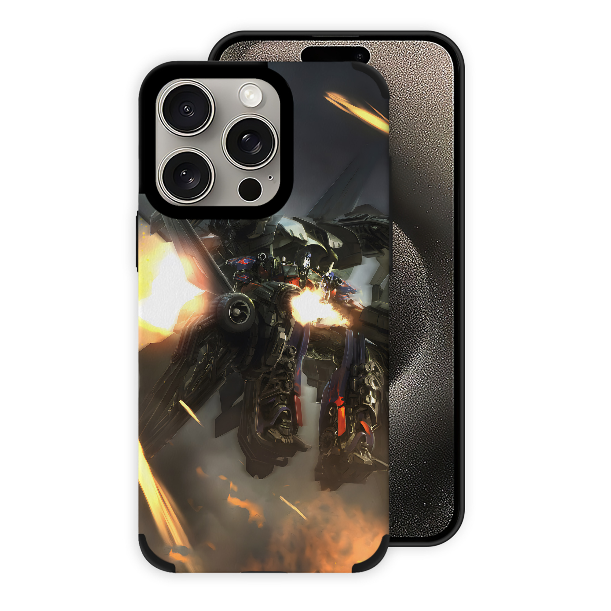 （画像用） Transformers トランスフォーマー 【iPhone15ProMax対応】 PUレザー スマホケース 耐衝撃＆黄変防止