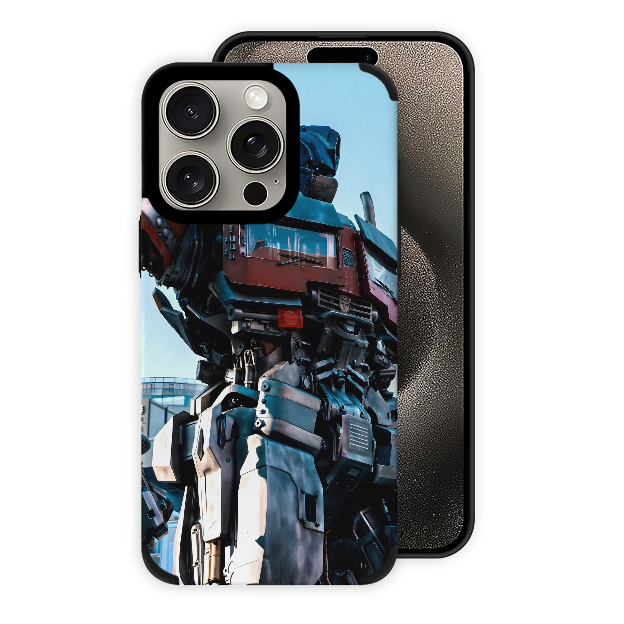 （画像用） Transformers トランスフォーマー 【iPhone15ProMax対応】 PUレザー スマホケース 耐衝撃＆黄変防止
