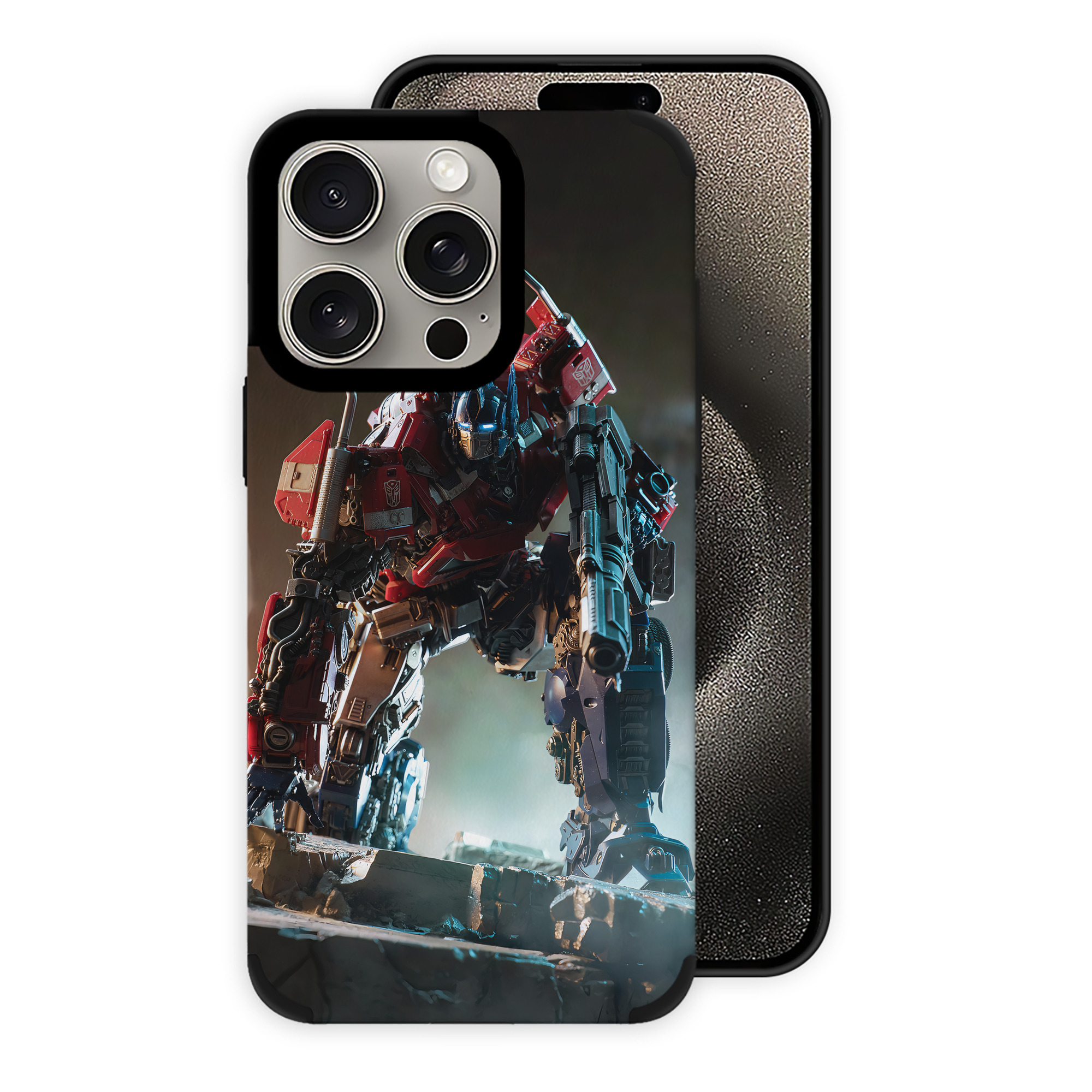 （画像用） Transformers トランスフォーマー 【iPhone15ProMax対応】 PUレザー スマホケース 耐衝撃＆黄変防止