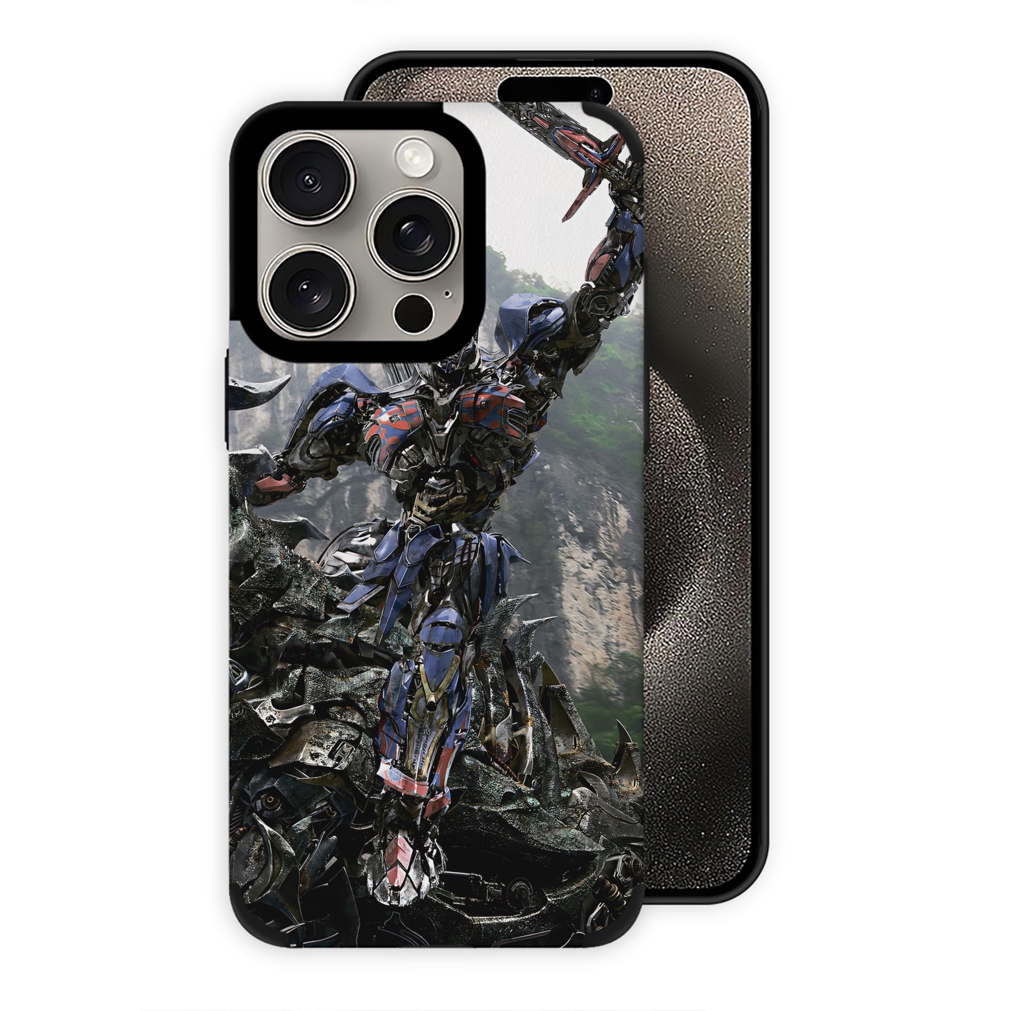 （画像用） Transformers トランスフォーマー 【iPhone15ProMax対応】 PUレザー スマホケース 耐衝撃＆黄変防止