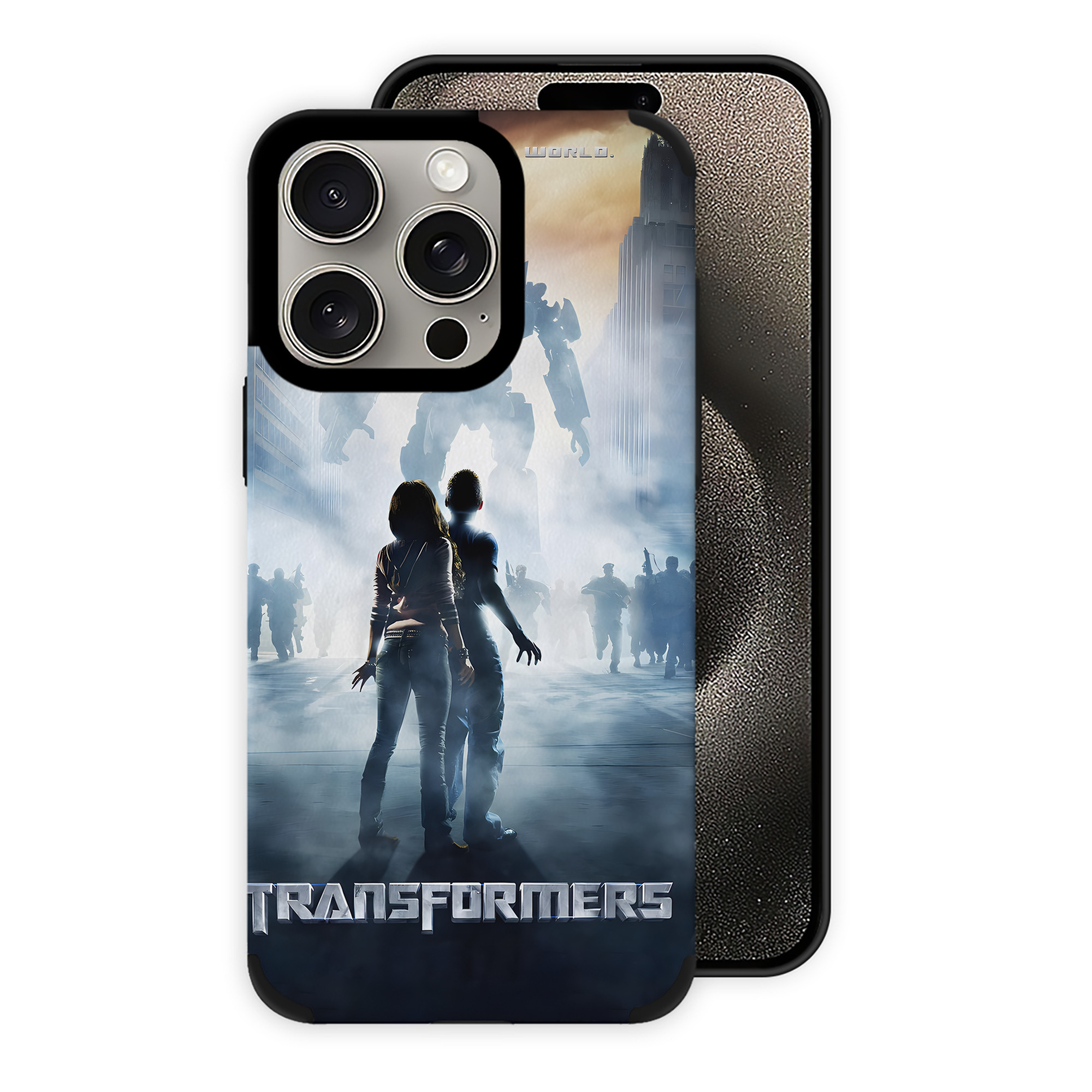 （画像用） Transformers トランスフォーマー 【iPhone15ProMax対応】 PUレザー スマホケース 耐衝撃＆黄変防止
