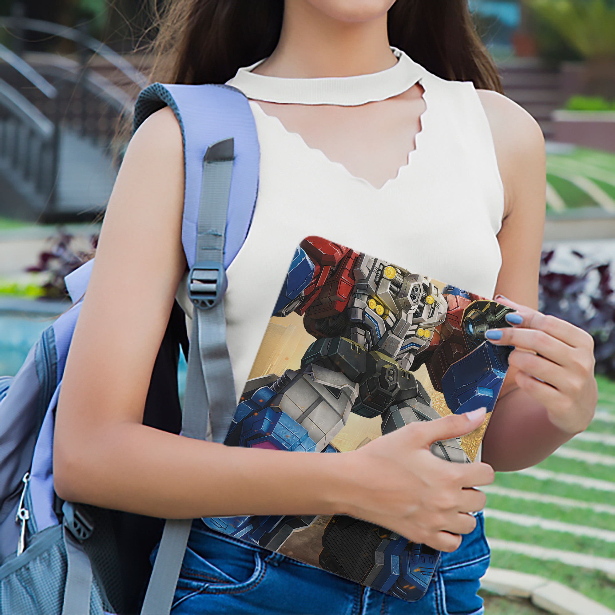 Transformers トランスフォーマー IPad ケース ペン収納付き 三つ折りスタンド PUレザー×シリコン 対応機種9.5/10.5/10.9インチ