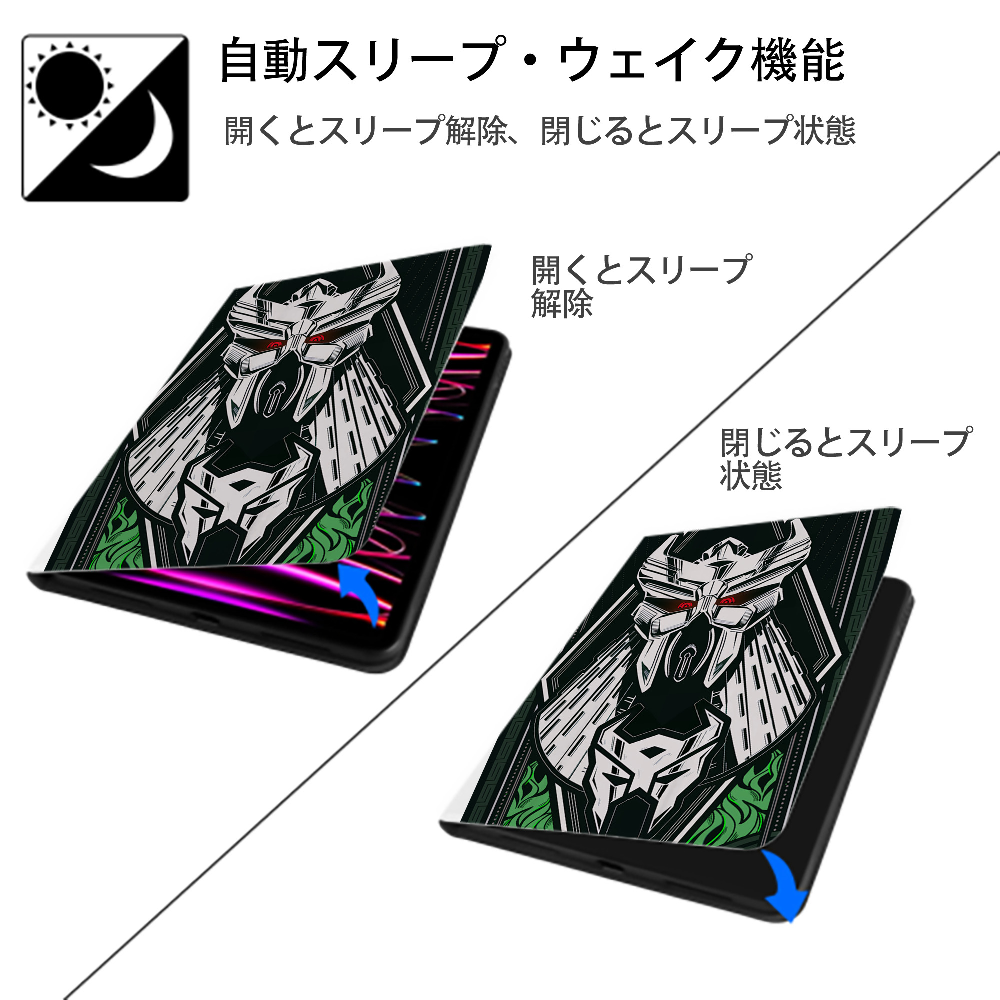 Transformers トランスフォーマー IPad ケース ペン収納付き 三つ折りスタンド PUレザー×シリコン 対応機種9.5/10.5/10.9インチ