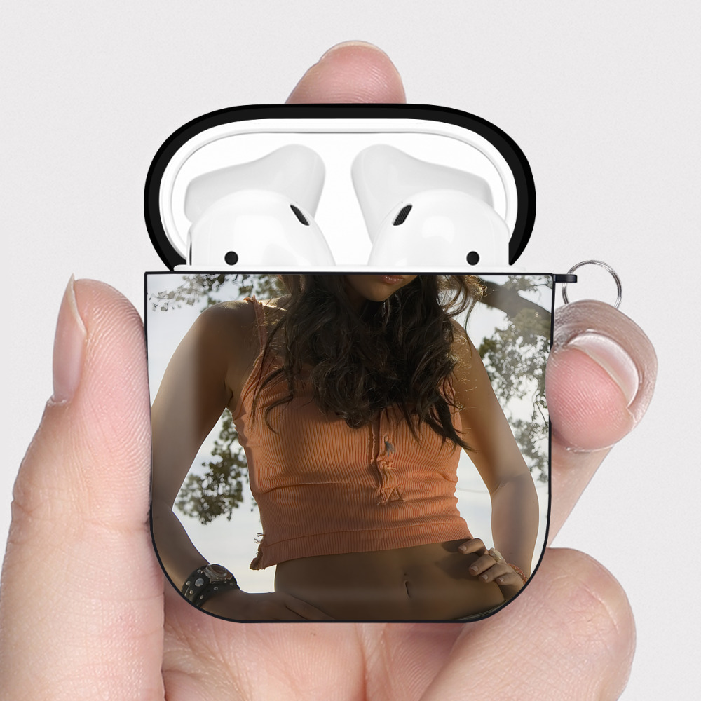 （画像用） Transformers トランスフォーマー AirPods 第2世代保護ケース ハードシェル ブラック 耐衝撃・防指紋・カラビナ付き
