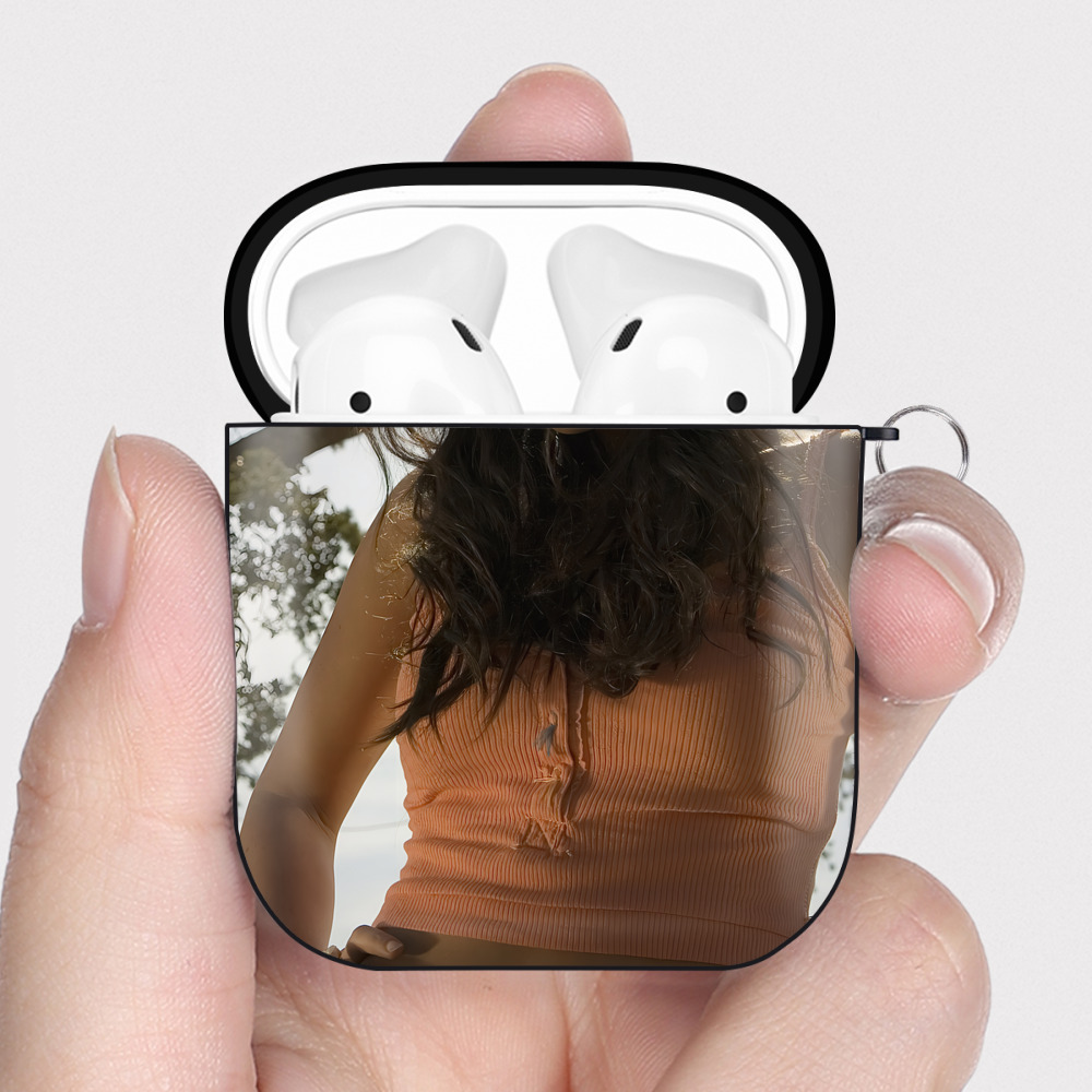 （画像用） Transformers トランスフォーマー AirPods 第2世代保護ケース ハードシェル ブラック 耐衝撃・防指紋・カラビナ付き