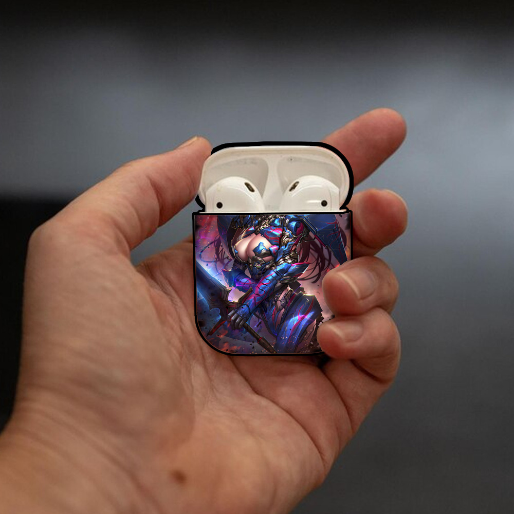 Transformers トランスフォーマー AirPods 第2世代保護ケース ハードシェル ブラック 耐衝撃・防指紋・カラビナ付き